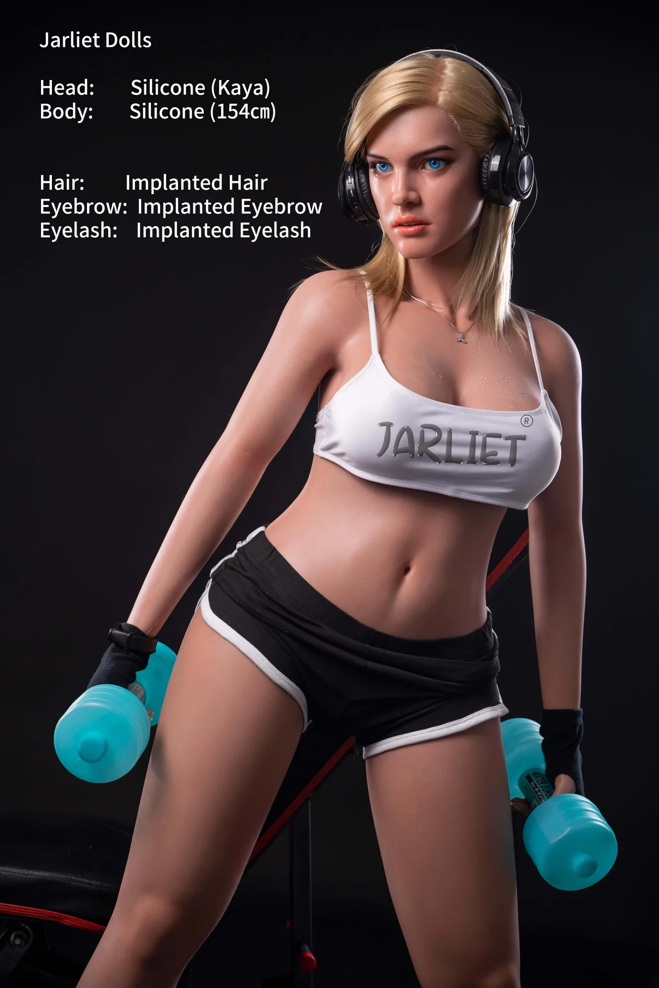 Real Sex Doll Fitness Charlie 5ft 1' (154 cm)/ C-Cup - Jarliet view 3