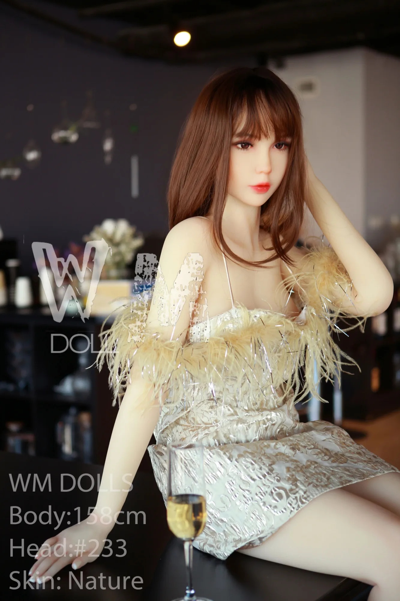Real Sex Doll Secretary Anita 5ft 2' (158 cm)/ D-Cup - WM doll view 3