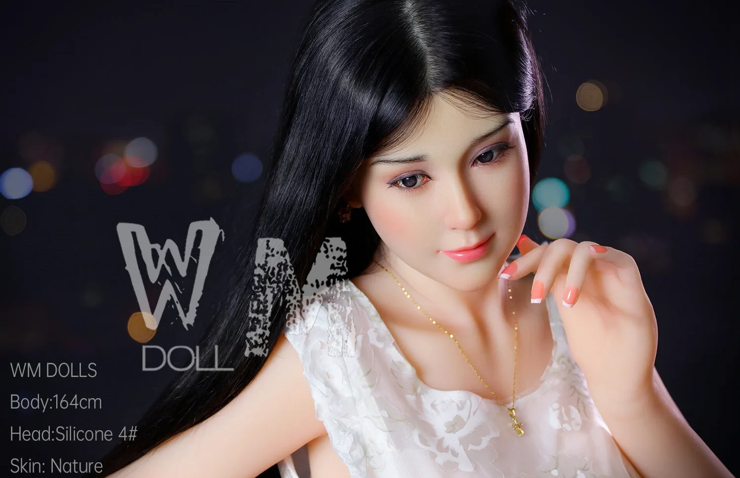 Silicone Doll Asian Girl Lily 5ft 4' (164 cm)/ D-Cup - WM doll view 1