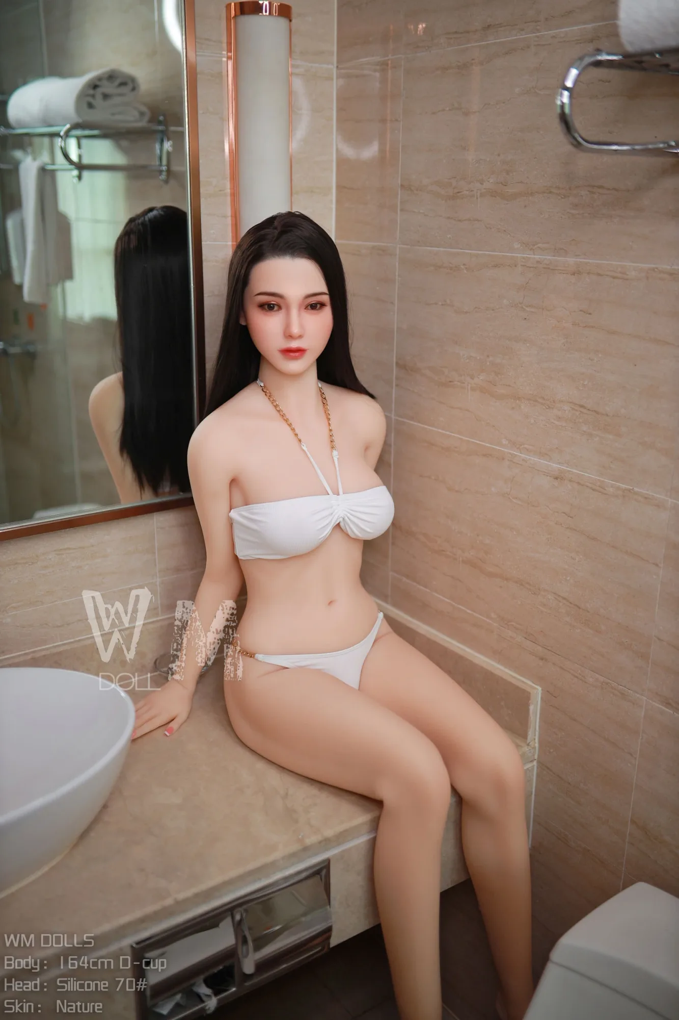 Real Sex Doll Brunette Karlis 5ft 4' (164 cm)/ D-Cup - WM doll view 7