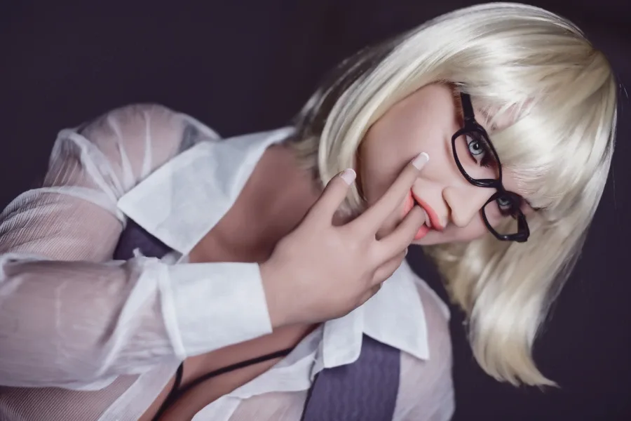 Real Sex Doll Blonde Andrea 5ft 4' (163 cm)/ H-Cup - WM doll view 5