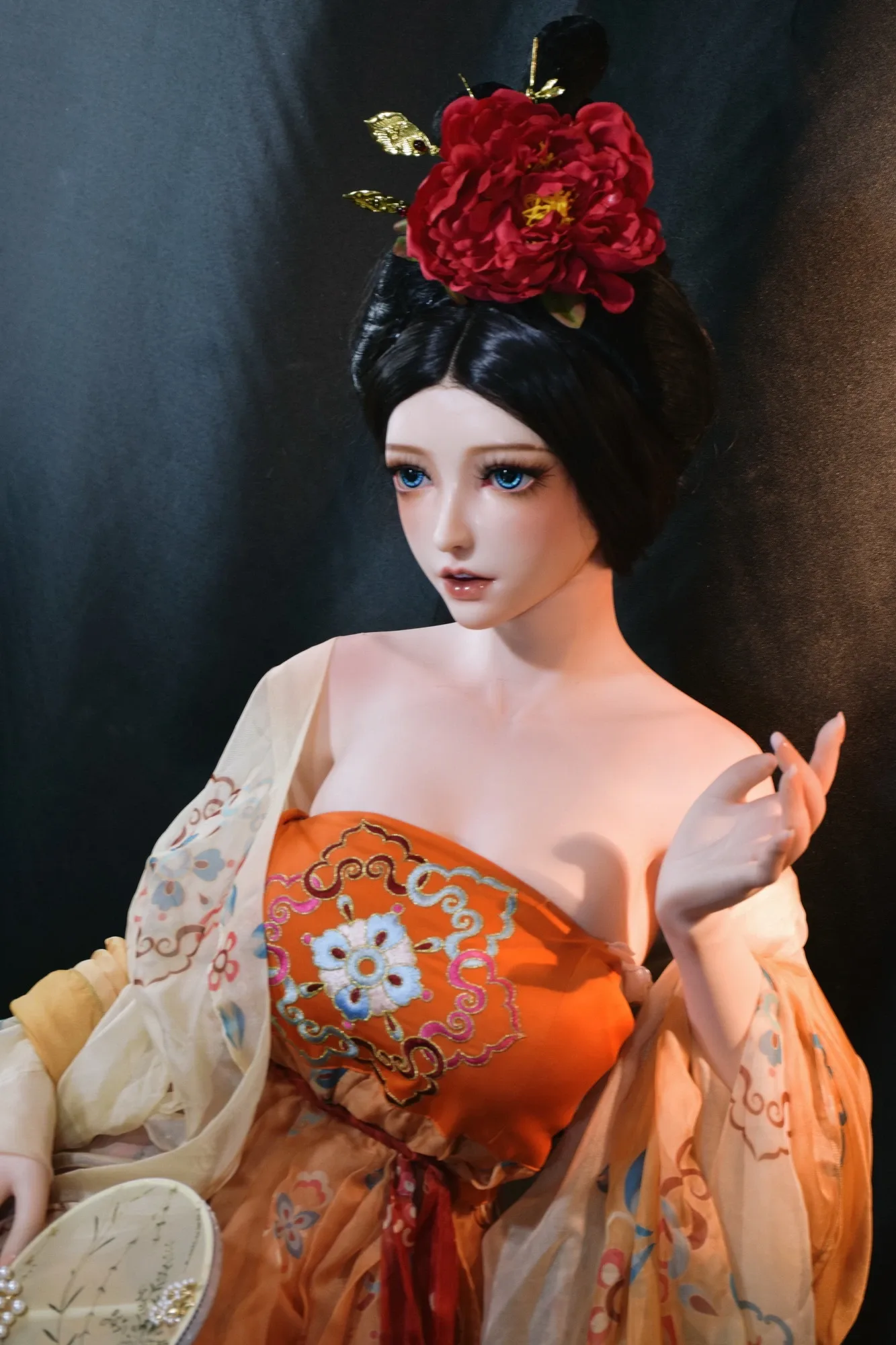 Sex Doll Black-haired Akime 4ft 11' (150 cm) - Elsa Babe view 4