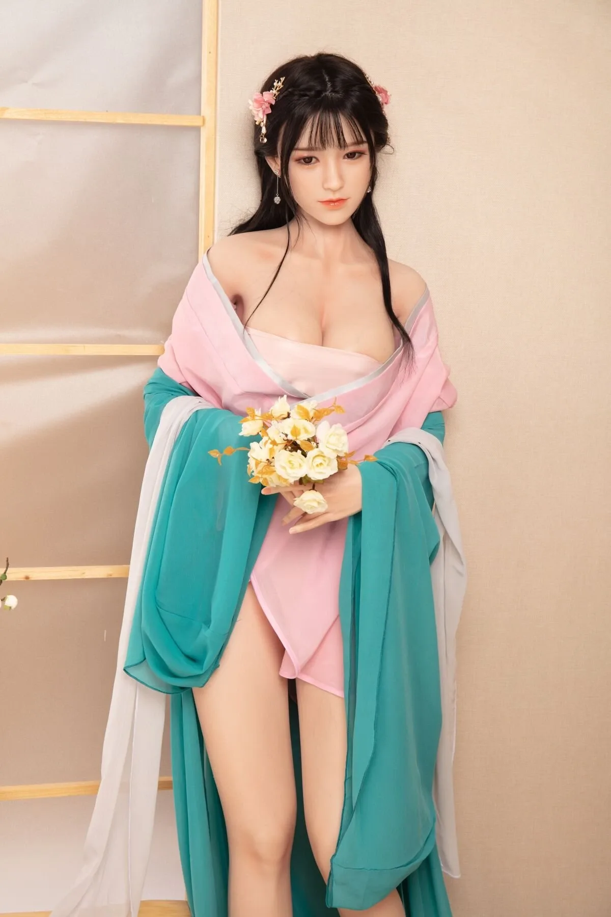 Real Sex Doll Black-haired Cora 5ft 6' (170 cm) - JXDOLL view 4