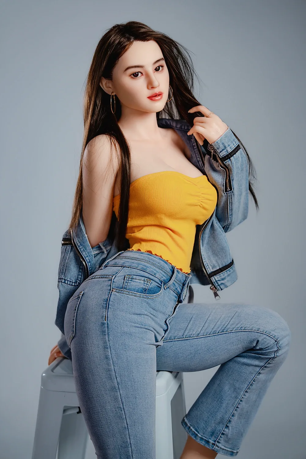 Realistic Sex Doll Brunette Joceline 5ft 5' (165 cm)/ C-Cup - HRDoll view 4