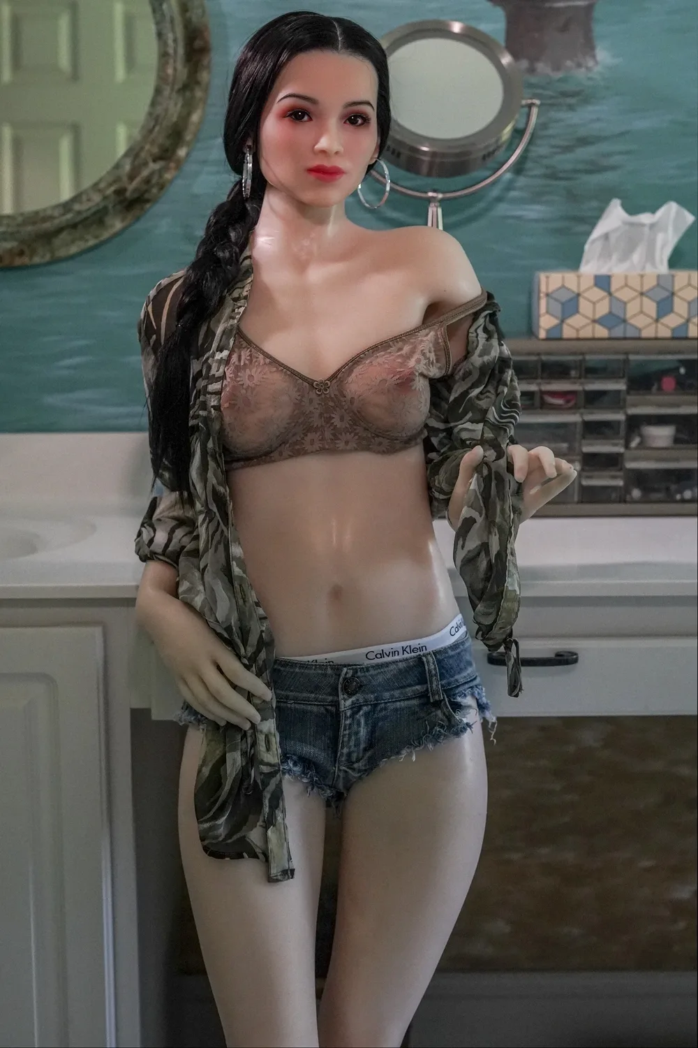 Sexy Doll Black-haired Lisa 5ft 1' (156 cm)/ C-Cup - SMdoll view 7