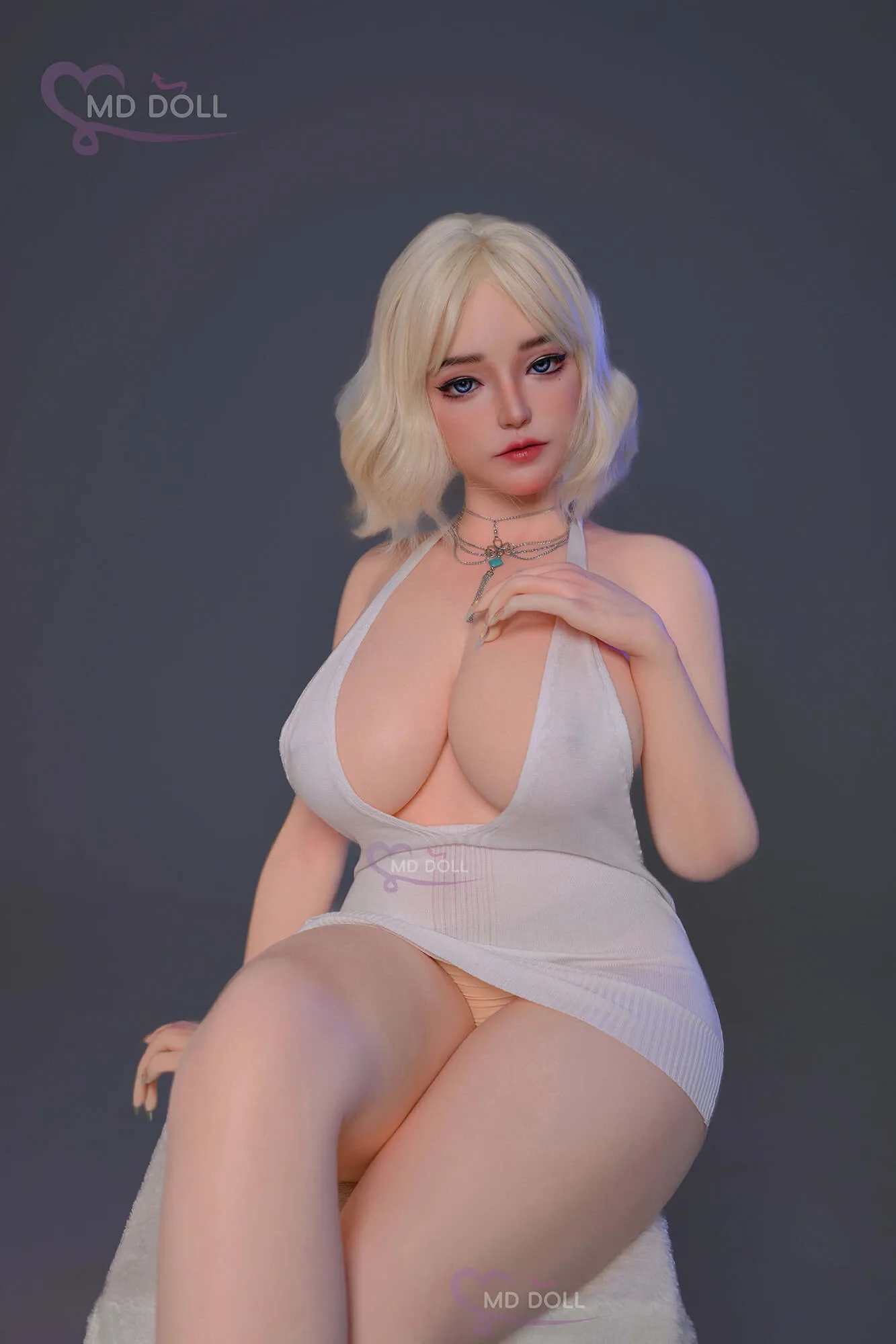 Real Sex Doll Blonde Mary 5ft 4' (162 cm)/ H-Cup - MD DOLL