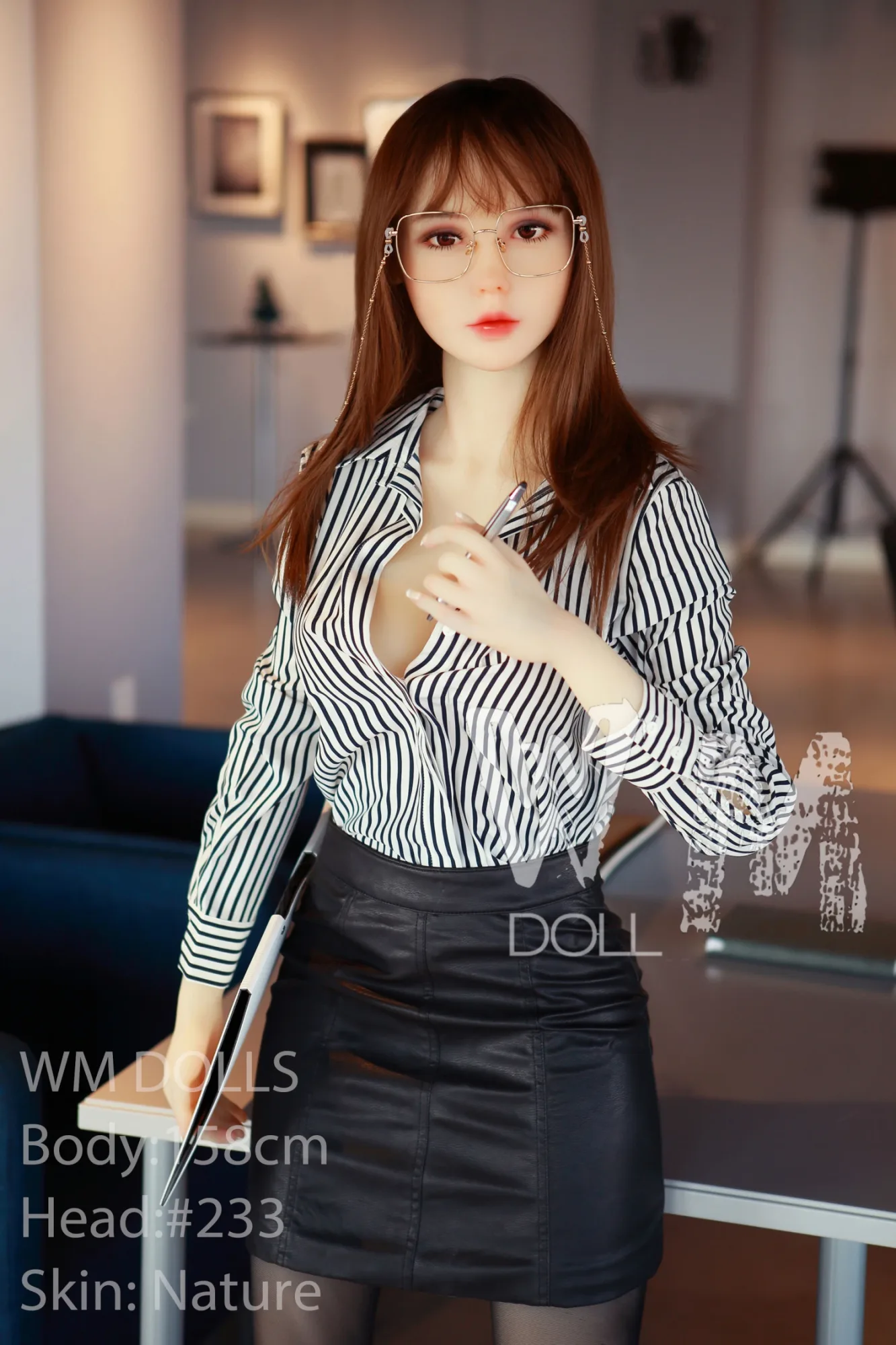 Real Sex Doll Secretary Anita 5ft 2' (158 cm)/ D-Cup - WM doll view 1
