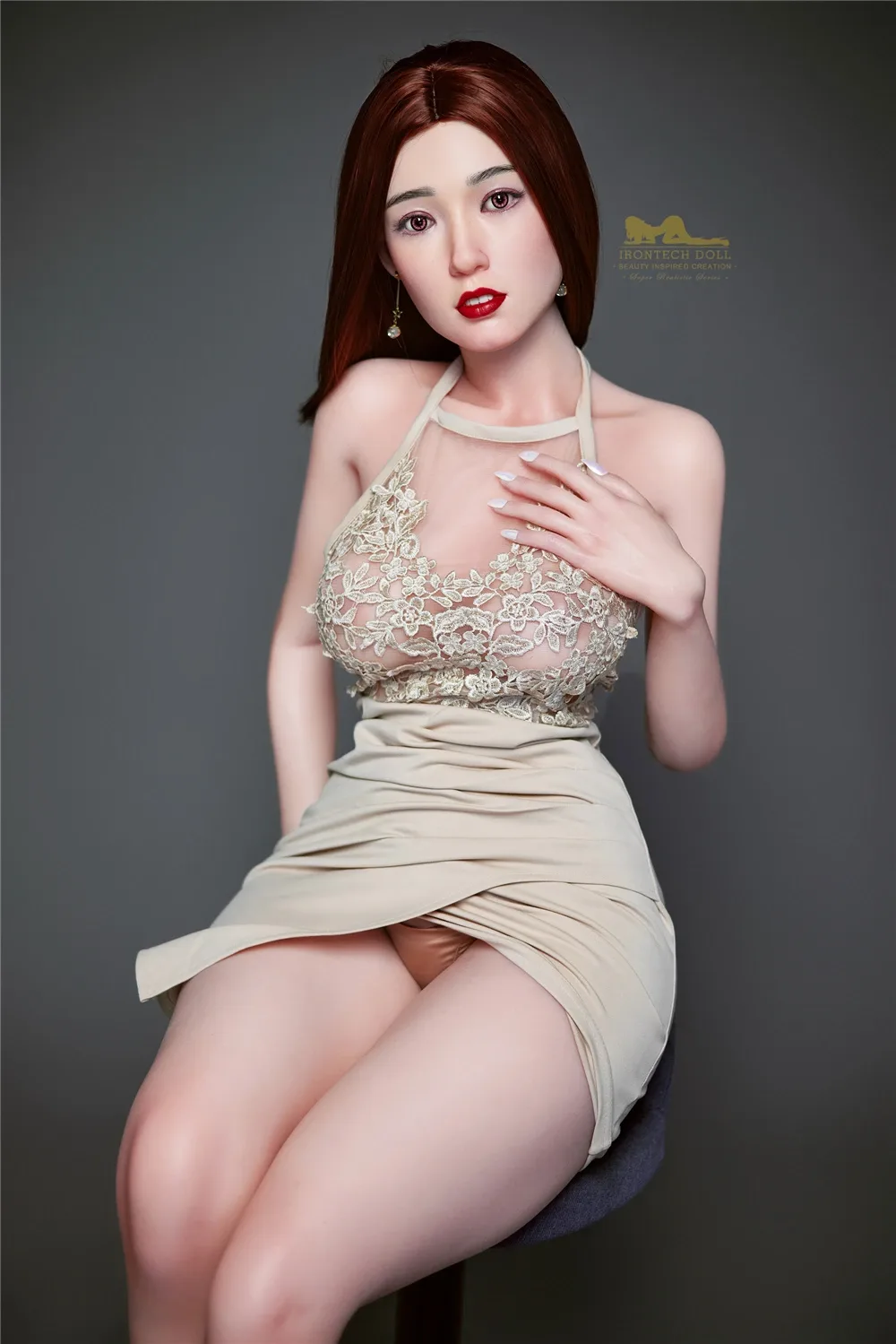Silicone Doll Redhead Laeticia 5ft (153 cm)/ D-Cup - Irontech Doll view 7