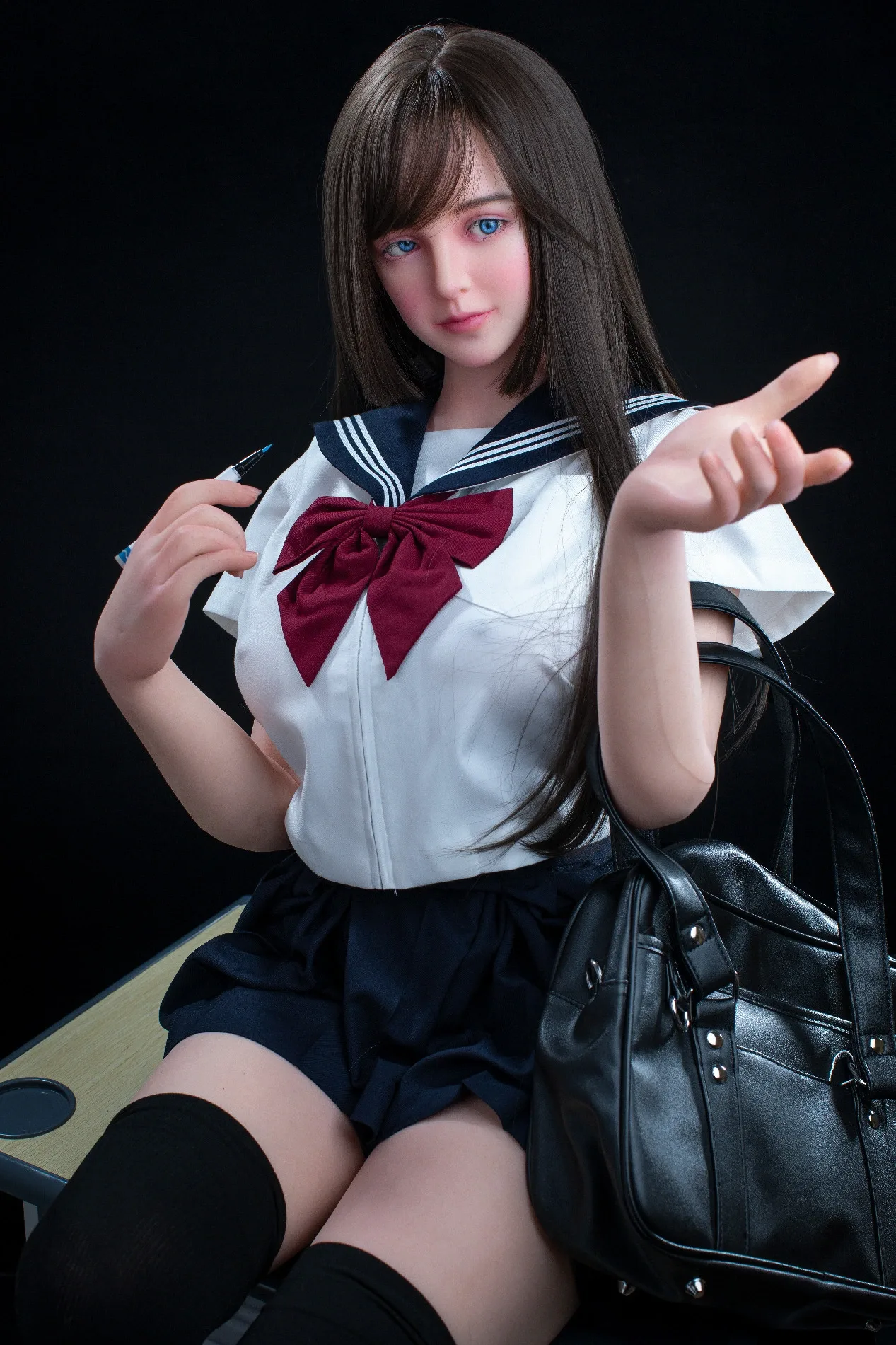 Silicone Sex Doll Schoolgirl Samara 4ft 11' (151 cm)/ D-Cup - XYcolo view 5