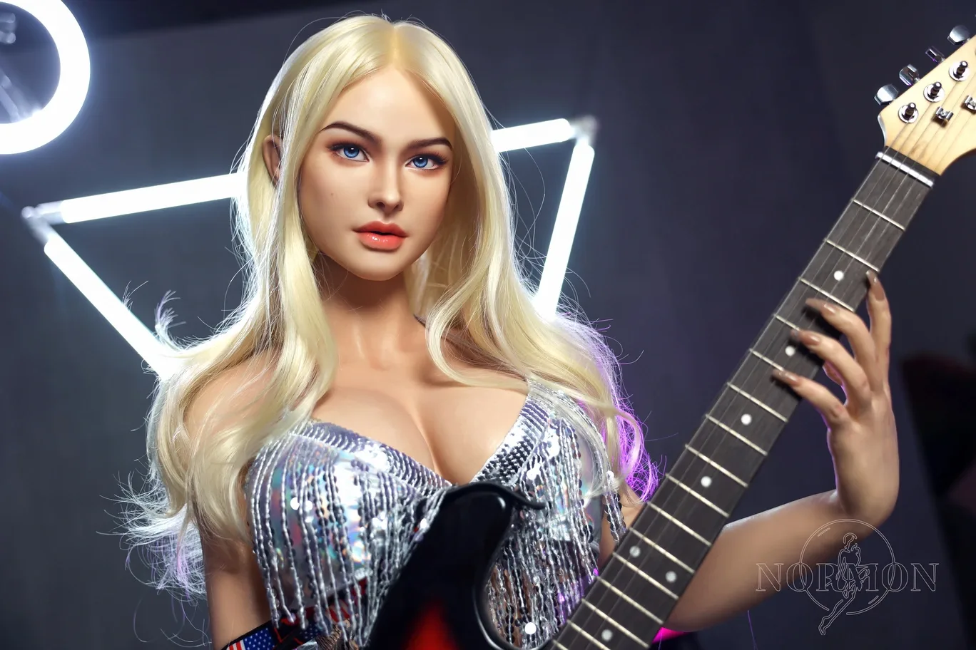 Sex Doll Blonde Juliette 5ft 2' (160 cm)/ E-Cup - NORMON Doll view 5