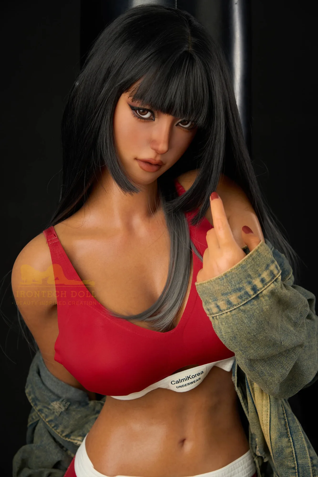 Realistic Sex Doll Tanned Hestia 5ft 3' (161 cm)/ E-Cup - Irontech Doll view 7