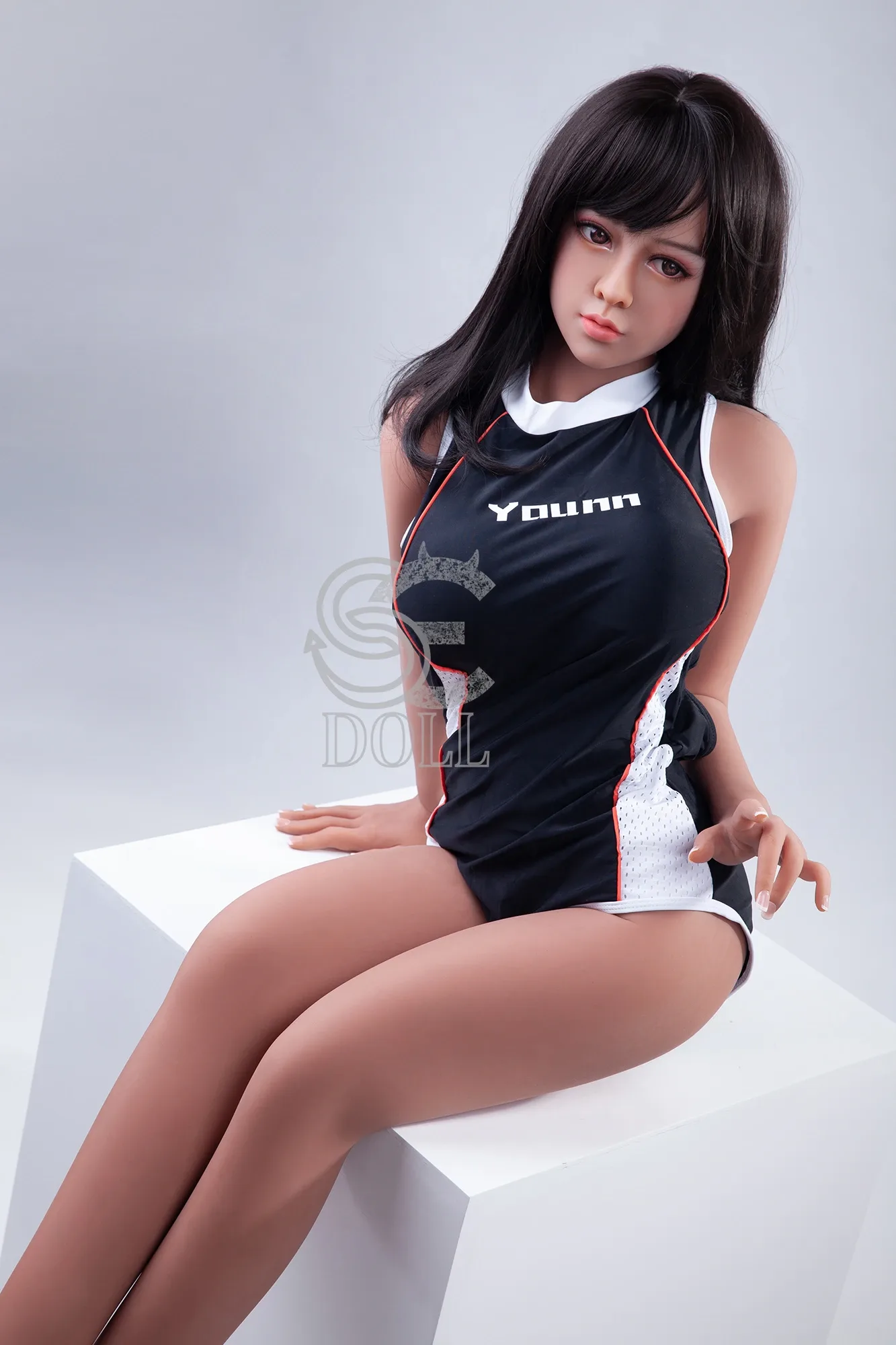 Sexy Doll Black-haired Linn 4ft 11' (150 cm)/ E-Cup - SEDOLL view 8