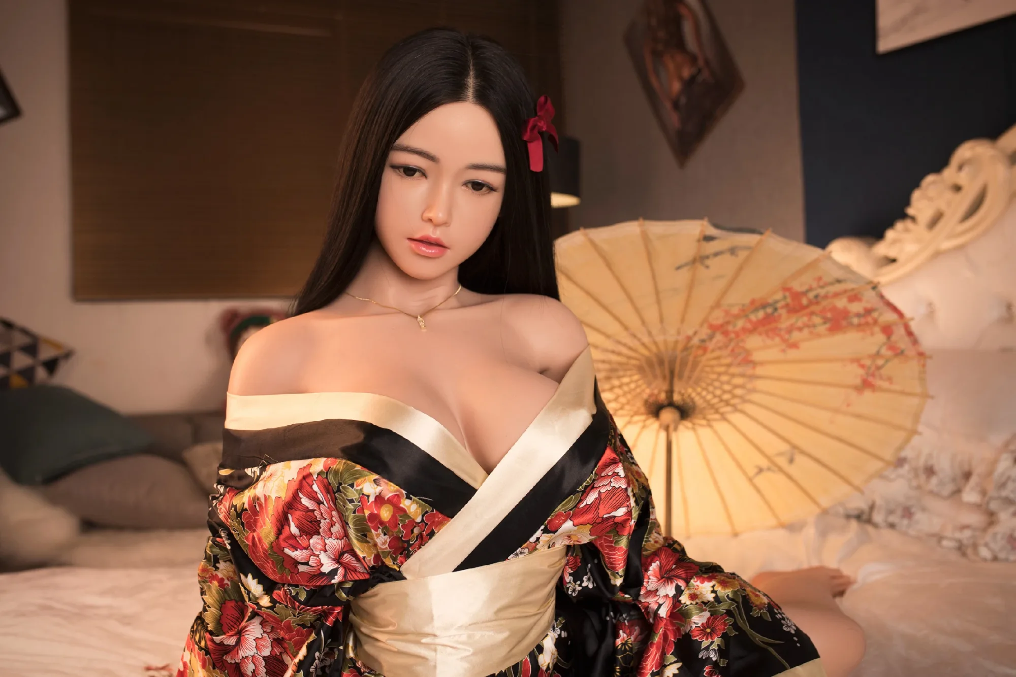 Silicone Sex Doll Seductive Lerrel 5ft 5' (165 cm)/ E-Cup - AF Doll view 3