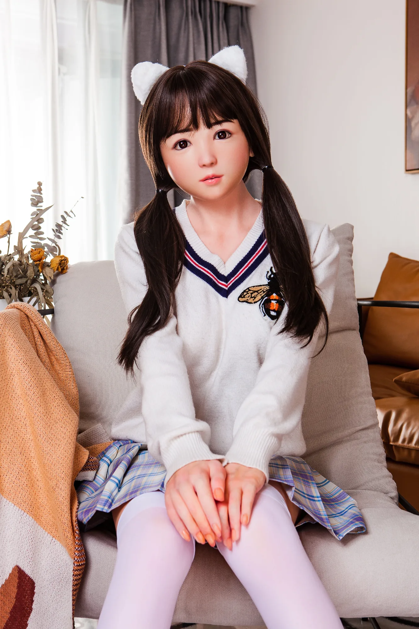 Real Sex Doll Schoolgirl Anys 5ft 2' (158 cm)/ C-Cup - XY Doll view 5