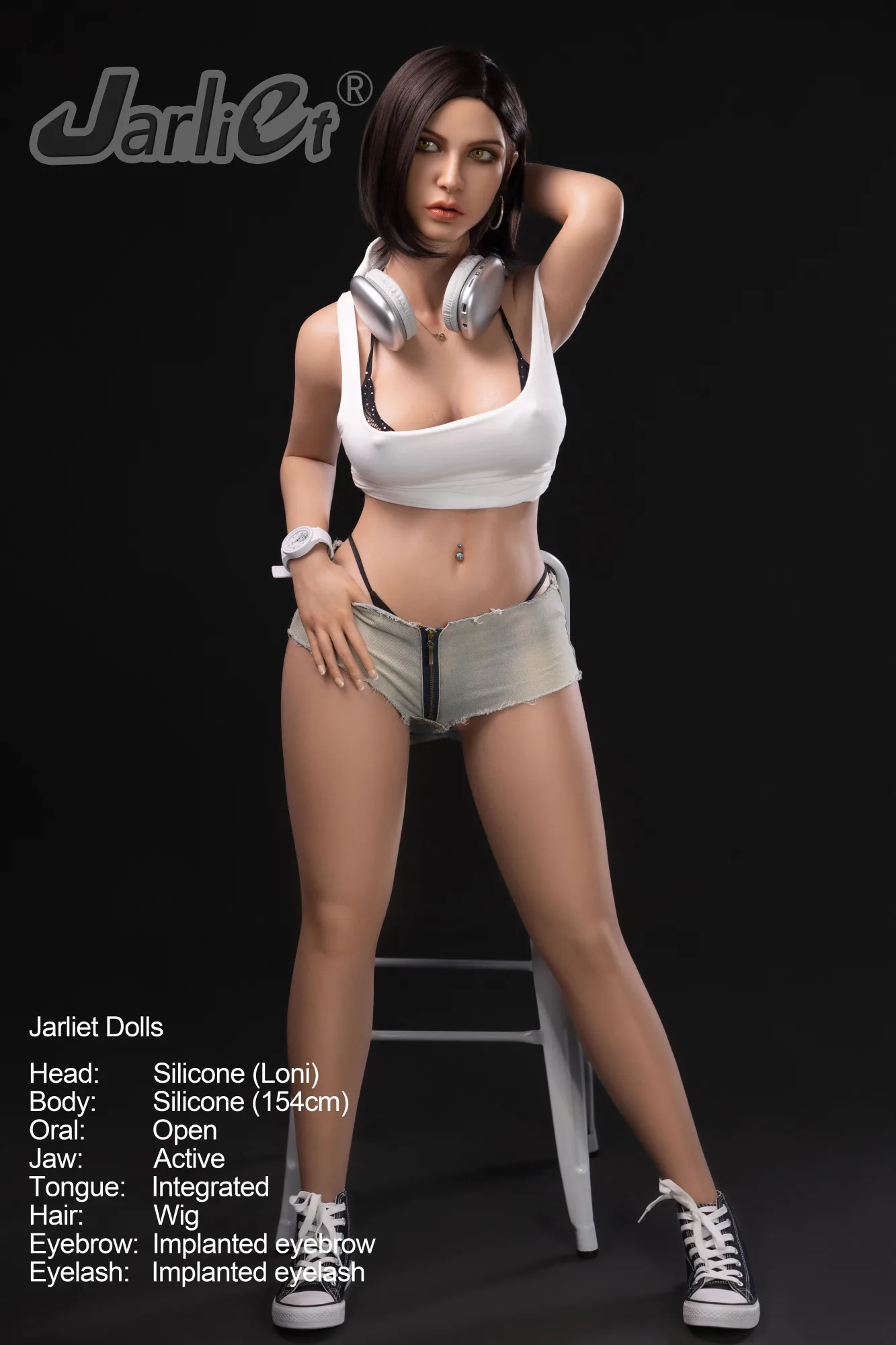 Sex Doll Fitness Emerald 5ft 1' (154 cm)/ C-Cup - Jarliet view 4