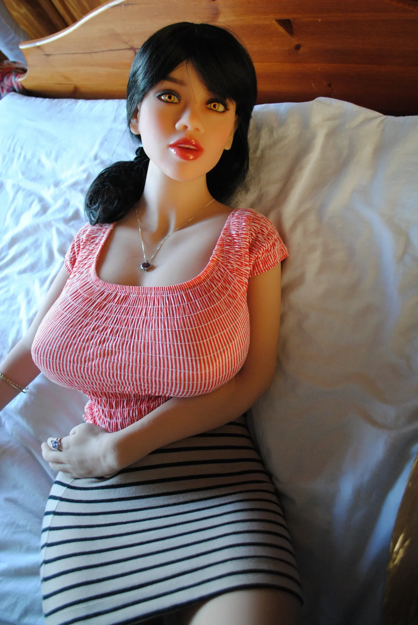 Real Sex Doll Black-haired Jenny 5ft 1' (156 cm)/ H-Cup - OR Doll