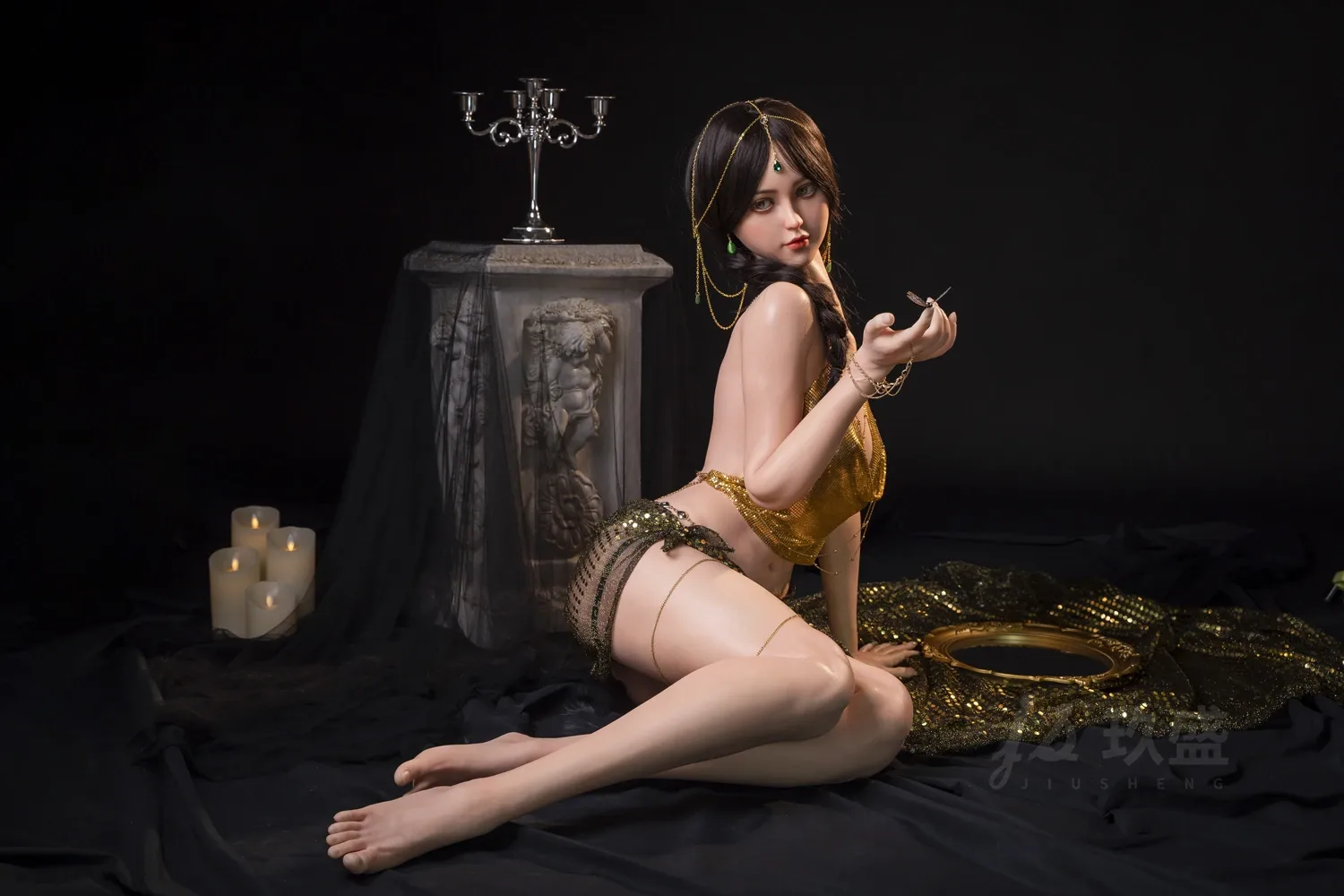 Real Sex Doll Brunette Arasi 5ft 6' (168 cm)/ C-Cup - Jiusheng Doll view 5