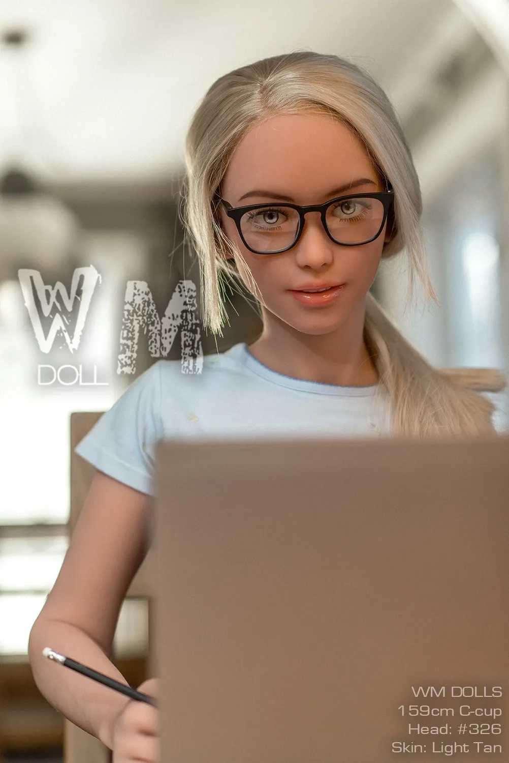 Real Sex Doll Blonde Yana 5ft 2' (159 cm)/ C-Cup - WM doll view 3