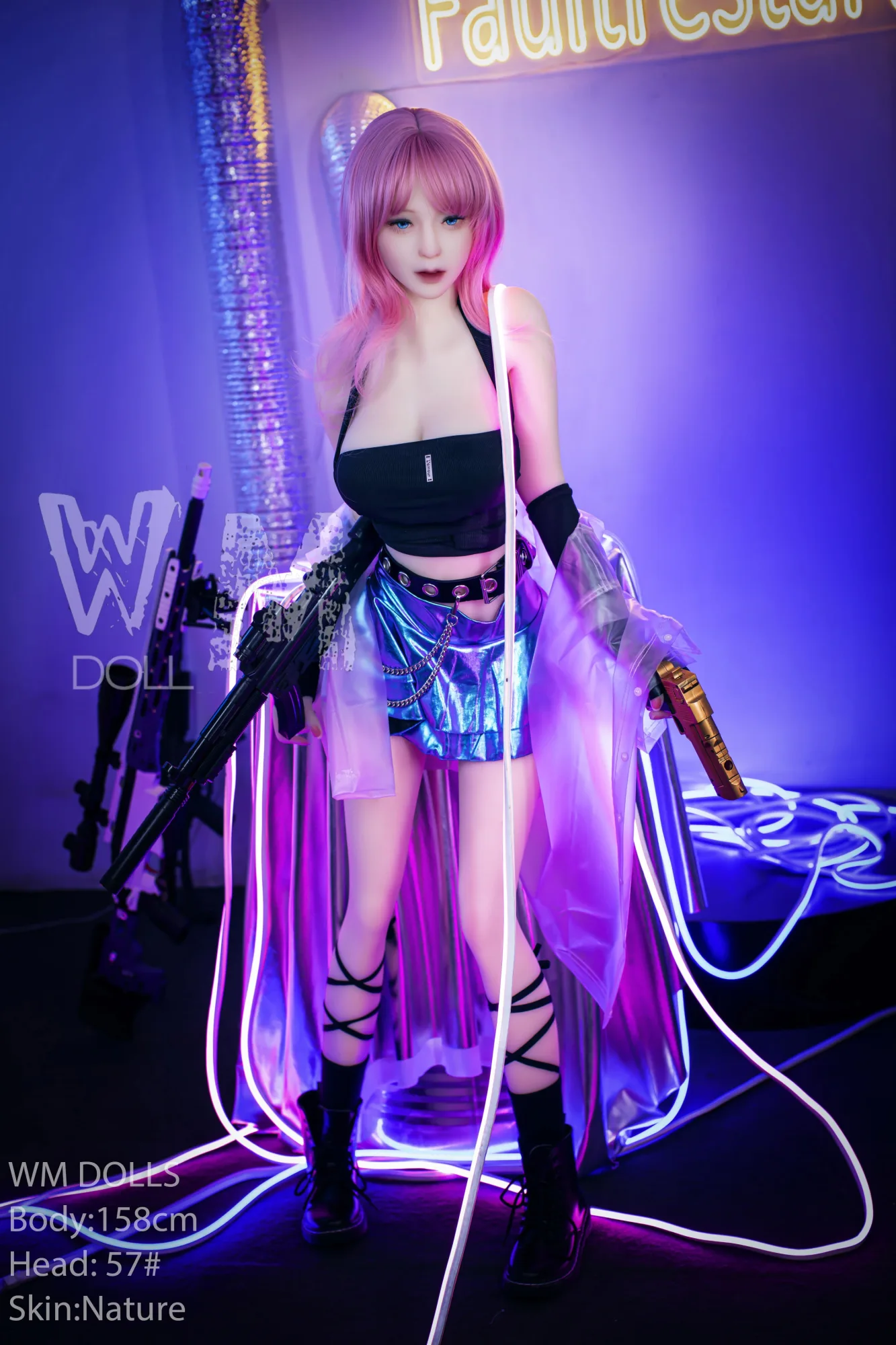 Real Sex Doll Asian Girl Kai 5ft 2' (158 cm)/ C-Cup - WM doll view 5
