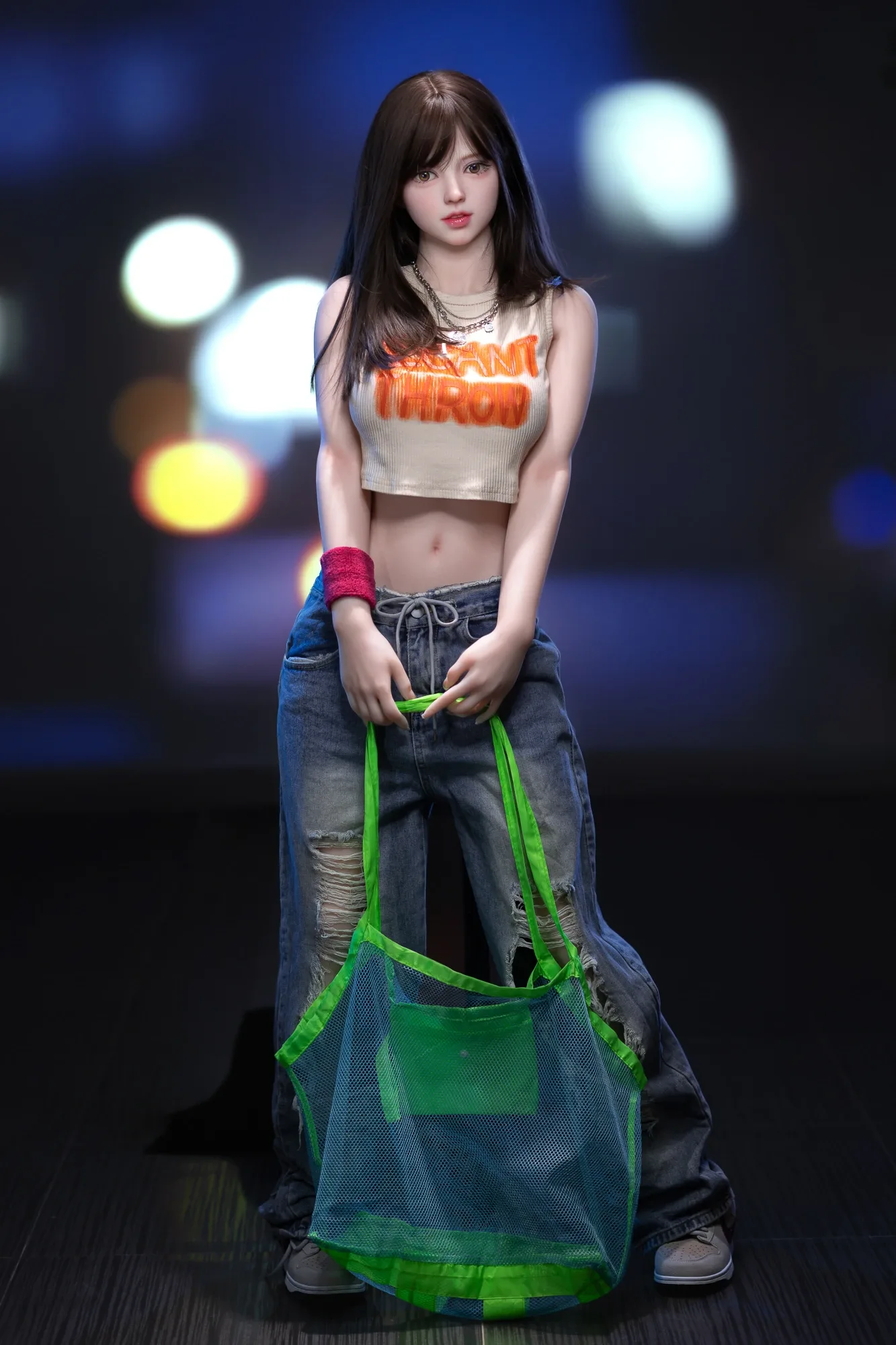 Real Sex Doll Asian Girl Smiley 5ft 1' (157 cm)/ D-Cup - AIBEI Doll view 2