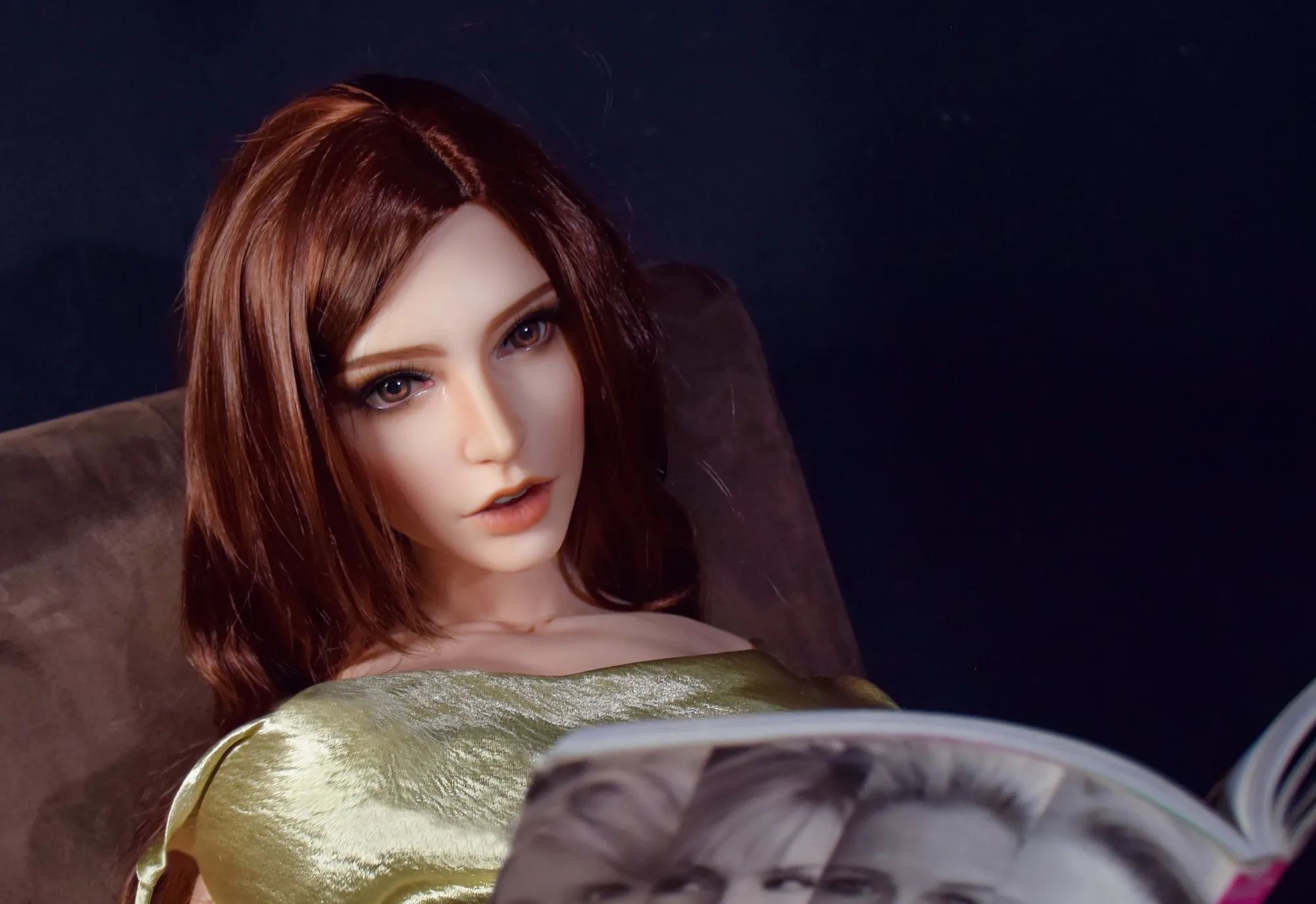Silicone Doll Redhead Jeanine 5ft 5' (165 cm) - Elsa Babe view 3