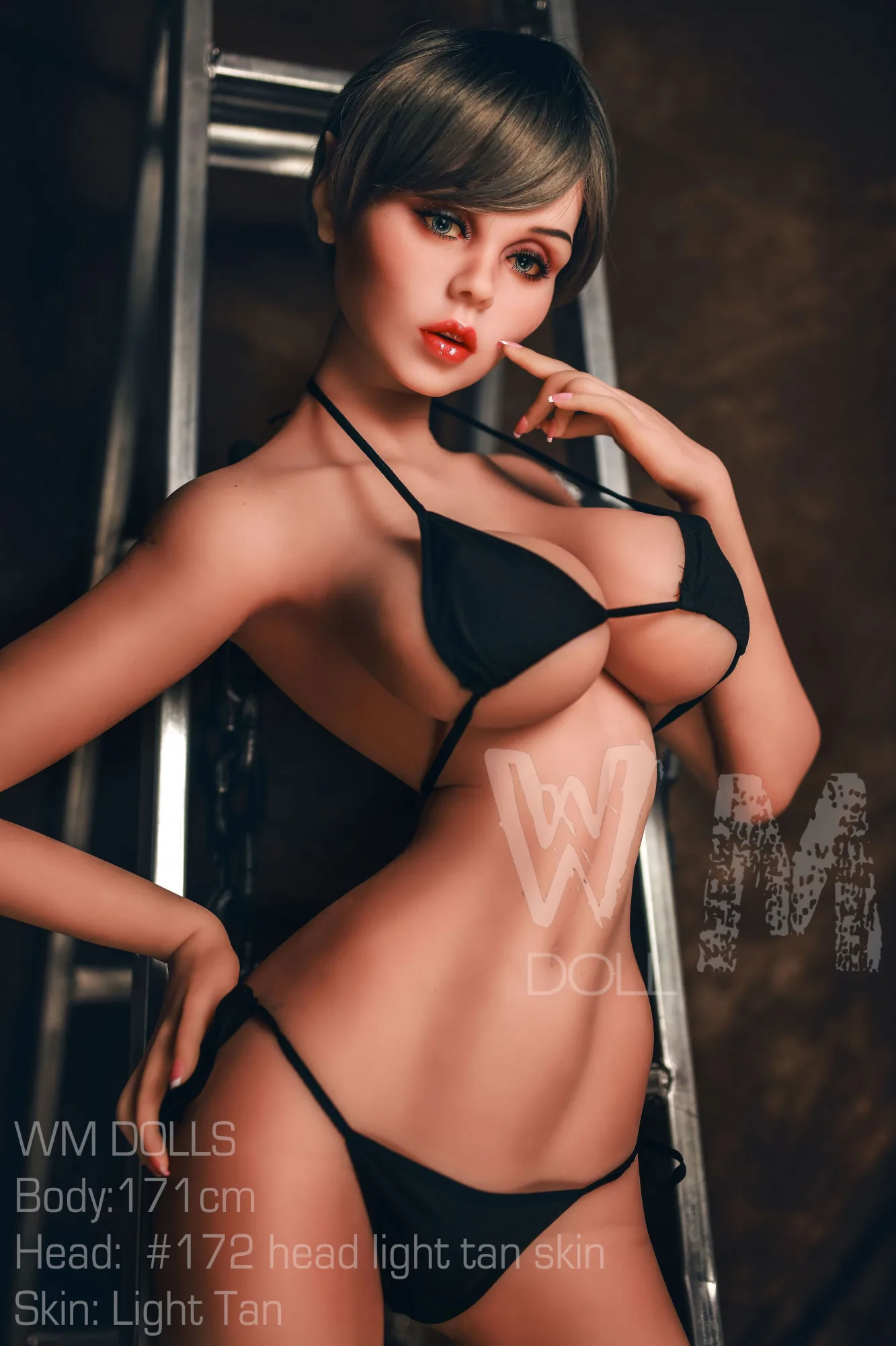 Sexy Doll Anime Aurelia 5ft 7' (171 cm)/ H-Cup - WM doll view 4