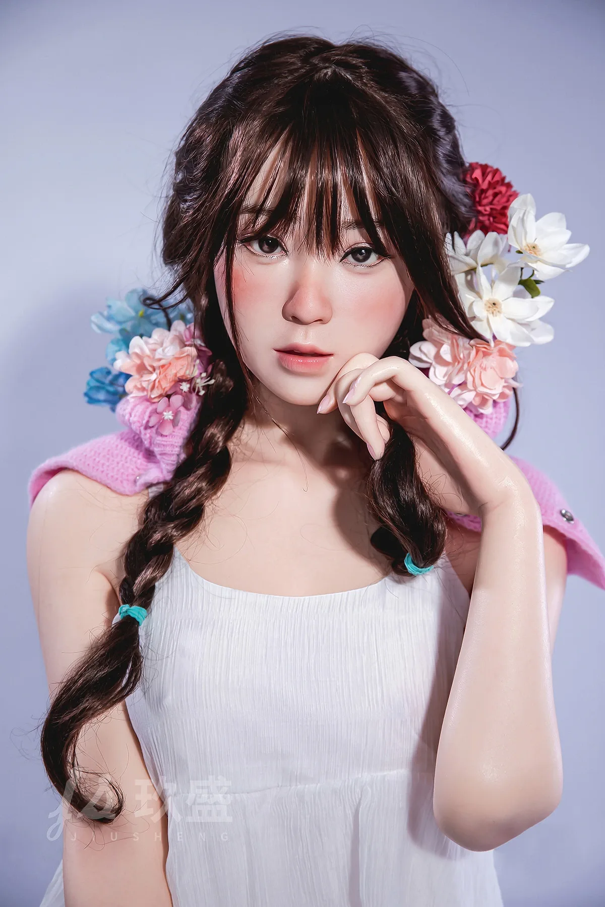 Silicone Sex Doll Cute Mischa 4ft 11' (150 cm)/ B-Cup - Jiusheng Doll view 2