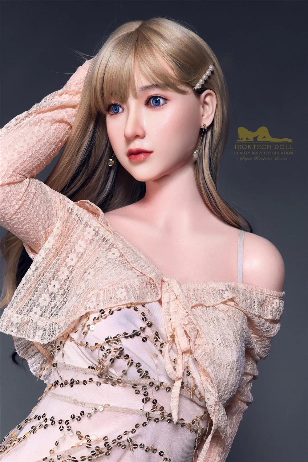 Silicone Doll Cute Jessie 4ft 11' (152 cm)/ B-Cup - Irontech Doll view 4