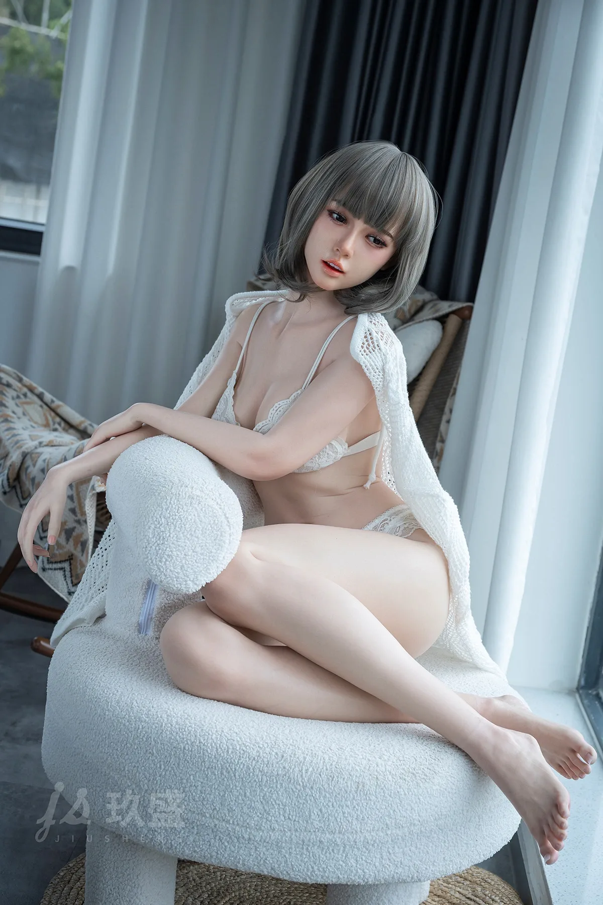 Sex Doll Skinny Mailo 5ft 1' (156 cm)/ B-Cup - Jiusheng Doll view 6