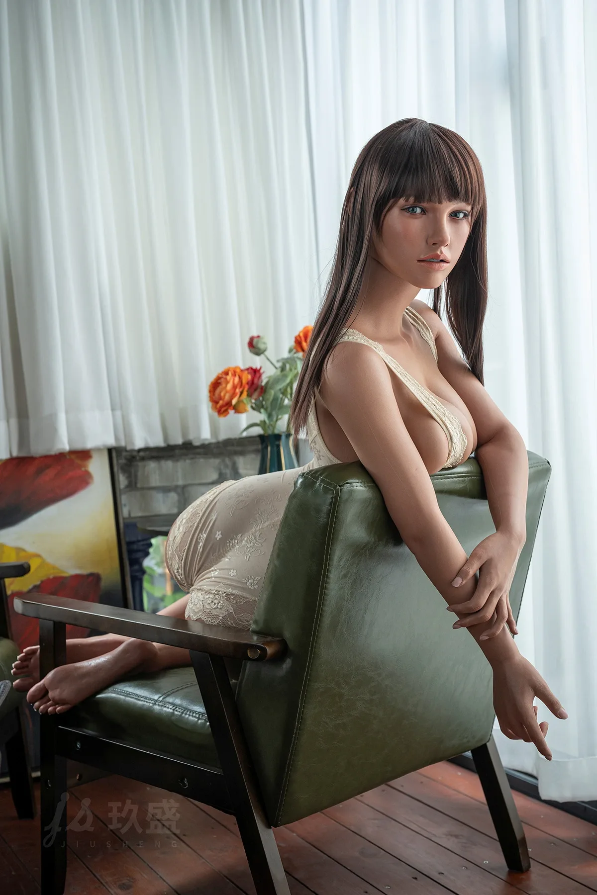 Realistic Sex Doll Skinny Thea 5ft 2' (160 cm)/ E-Cup - Jiusheng Doll view 6