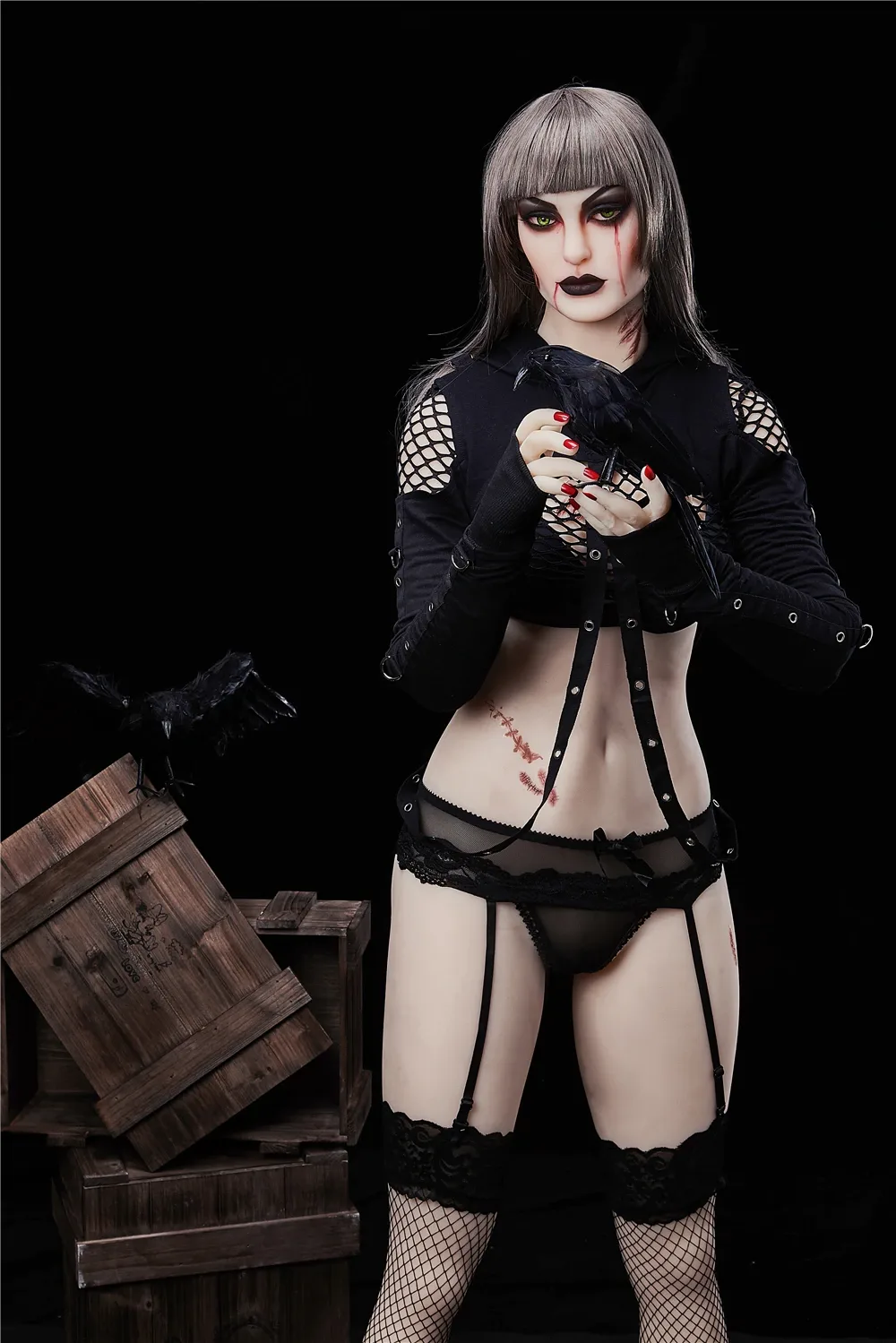 TPE Sex Doll Halloween Lia 5ft 6' (168 cm)/ B-Cup - Irontech Doll view 4