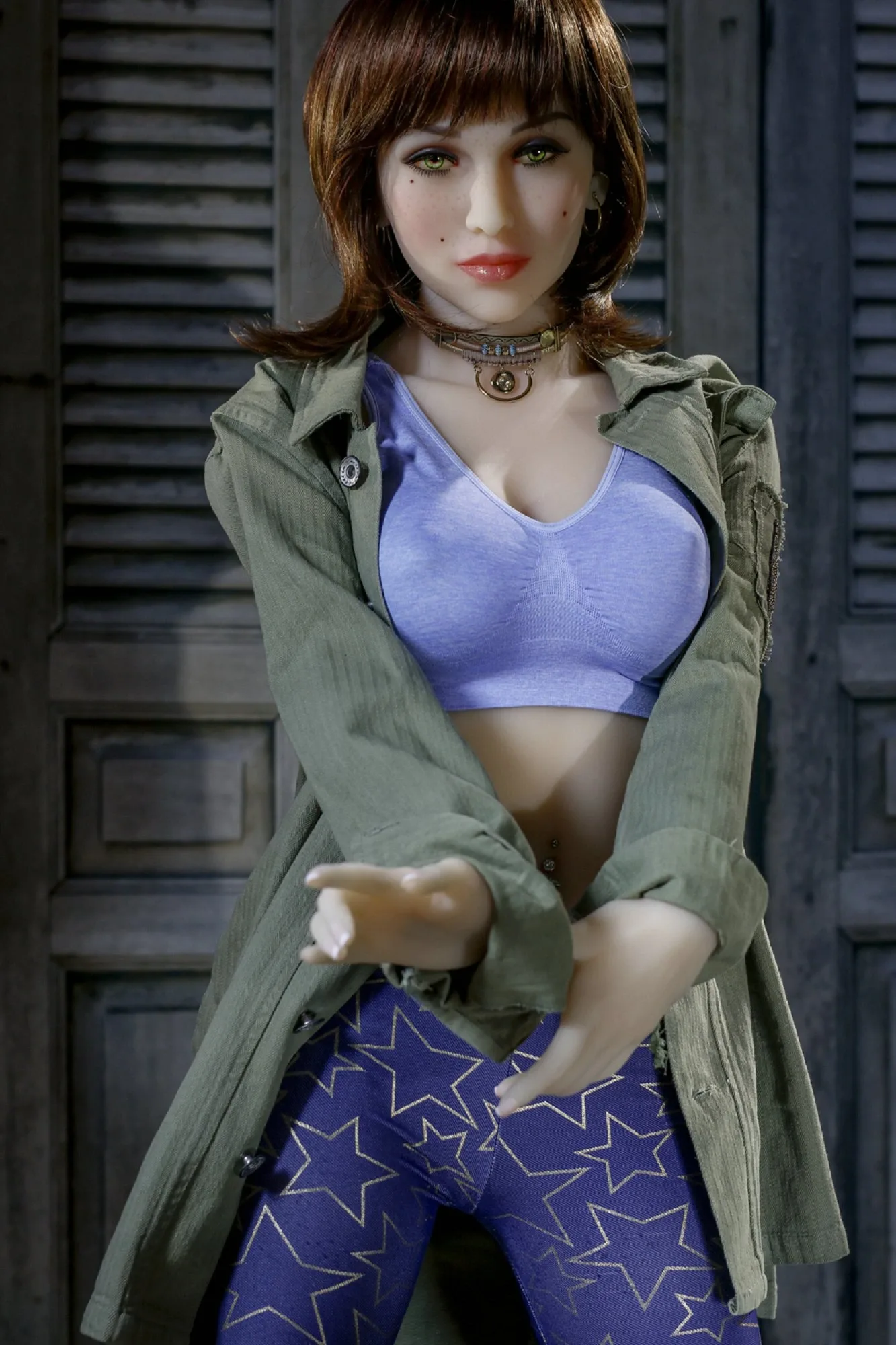 Real Sex Doll Brunette Moira 5ft 1' (155 cm)/ D-Cup - YL Doll view 3