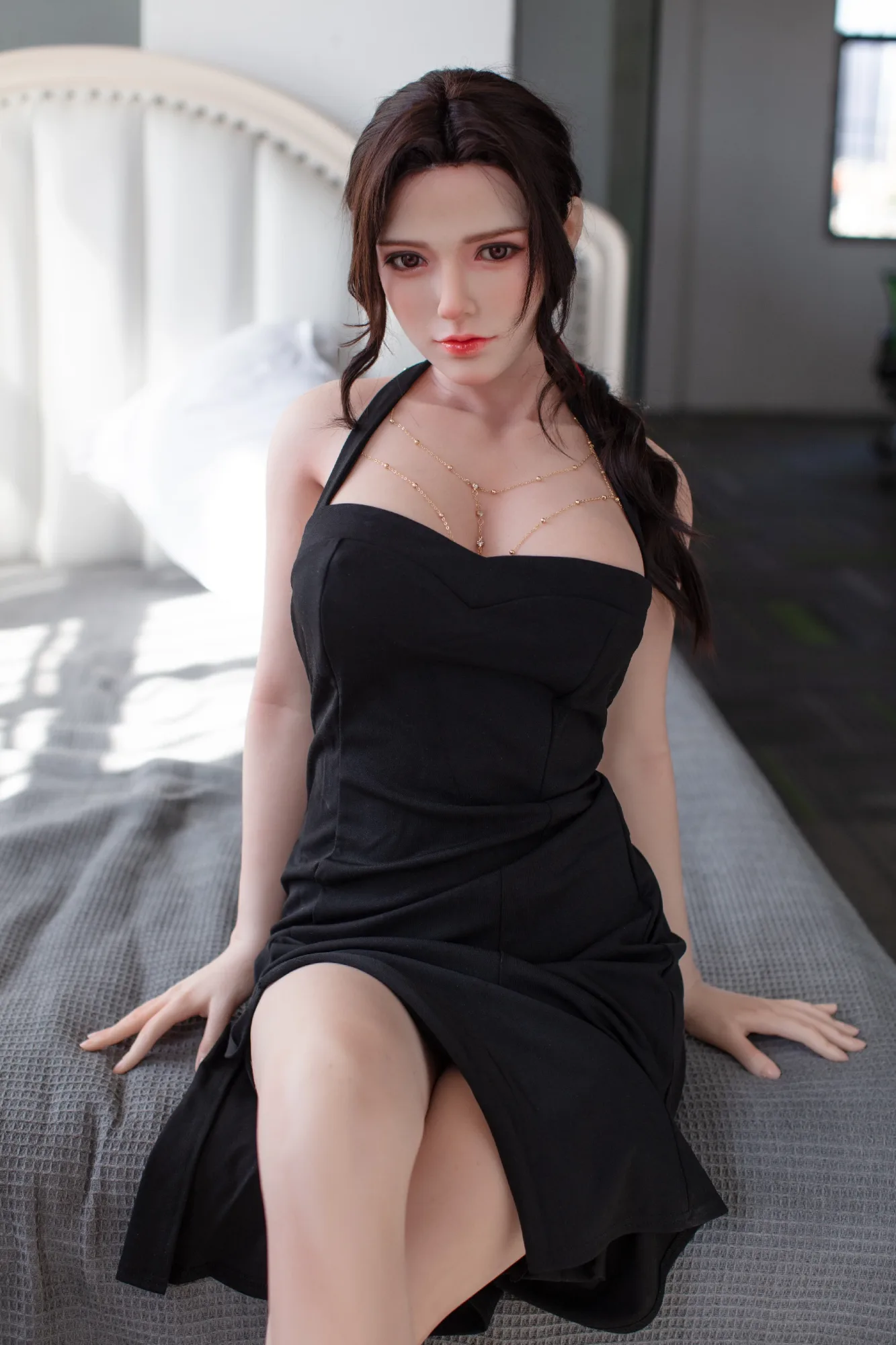 Silicone Sex Doll Brunette Liseth 5ft 7' (171 cm)/ D-Cup - Starpery view 6