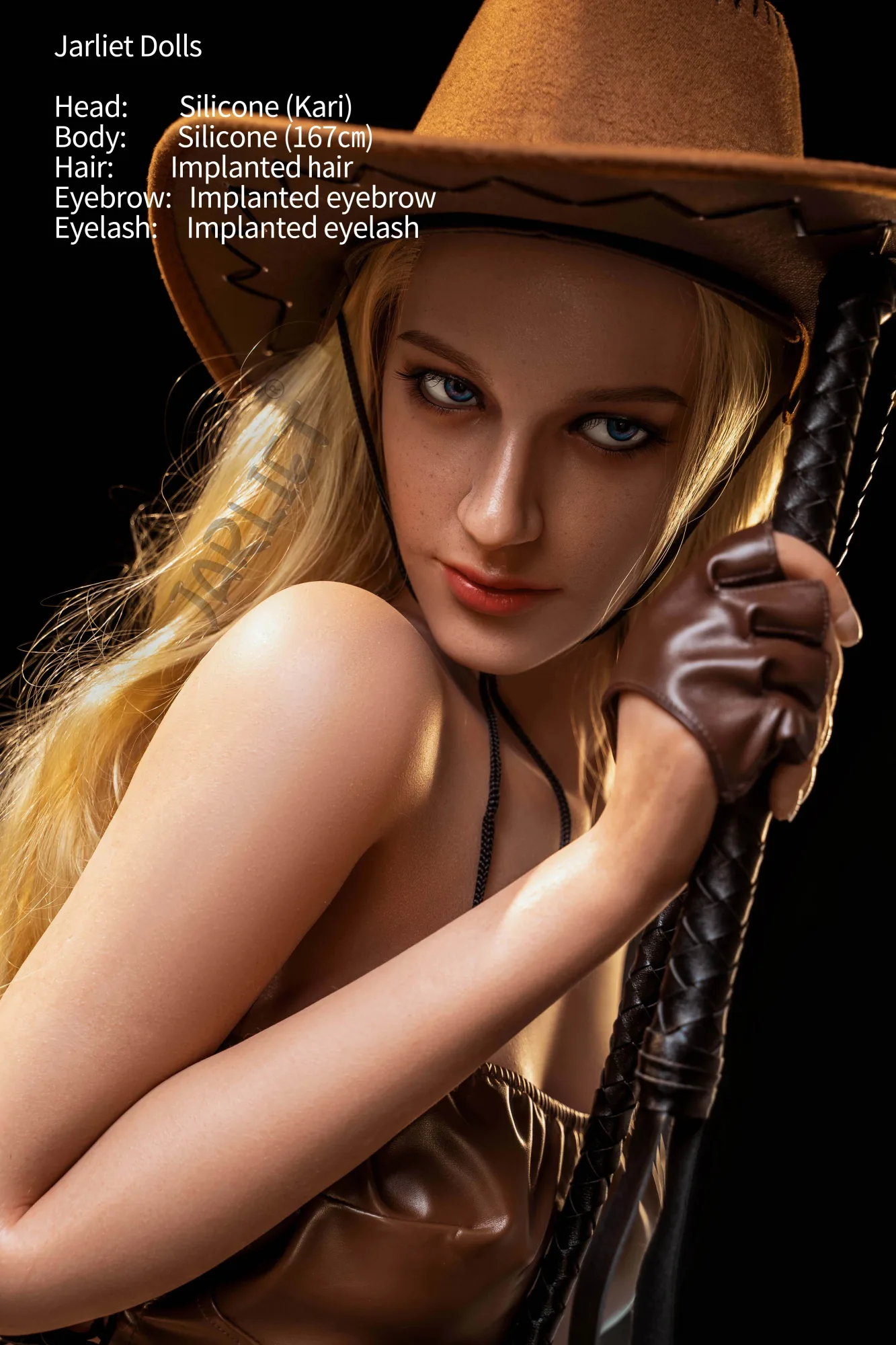 Silicone Sex Doll Wild Frankie 5ft 5' (167 cm)/ B-Cup - Jarliet view 5