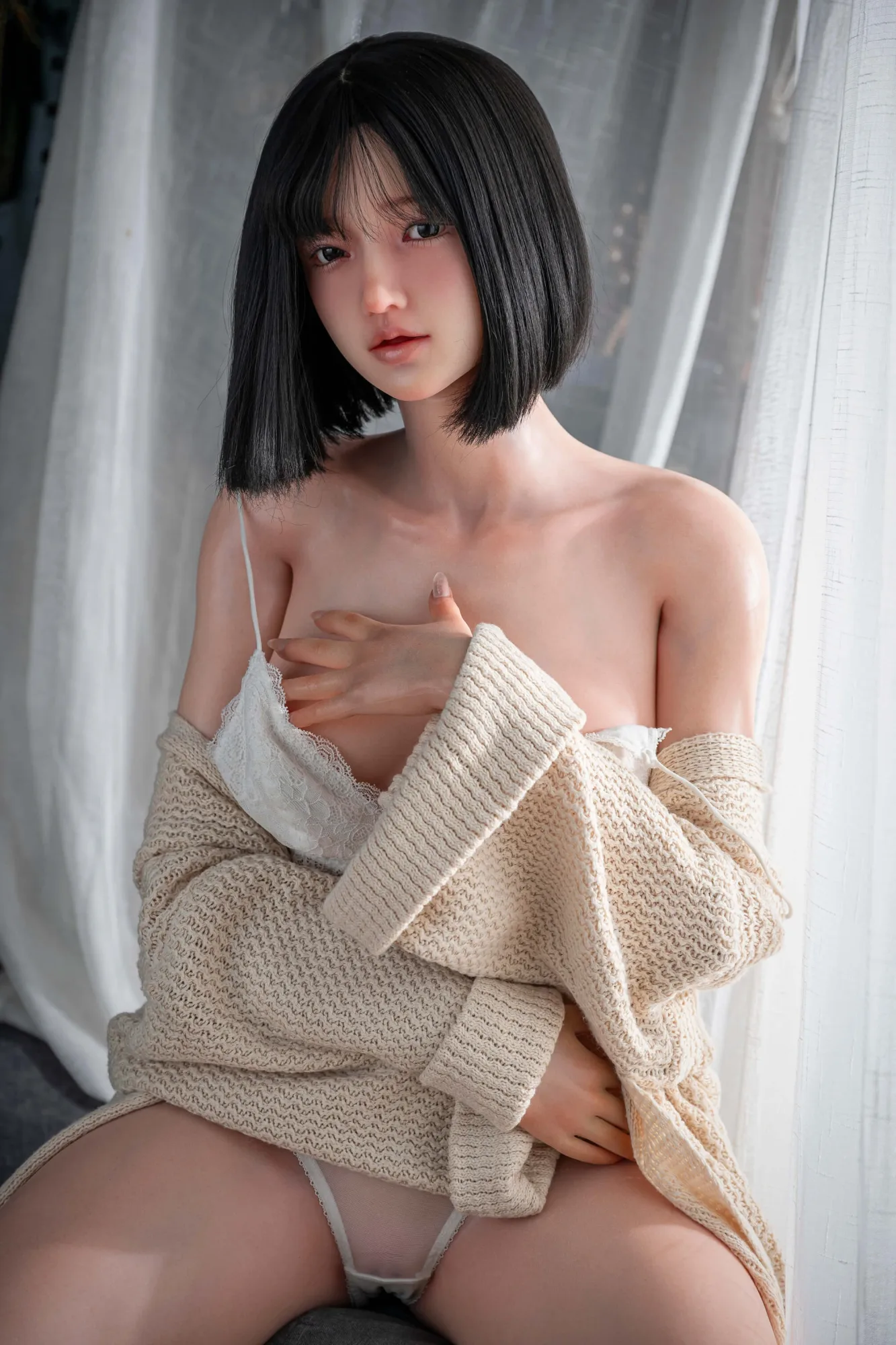 Real Sex Doll Asian Girl Nia 5ft 1' (157 cm)/ B-Cup - XYcolo