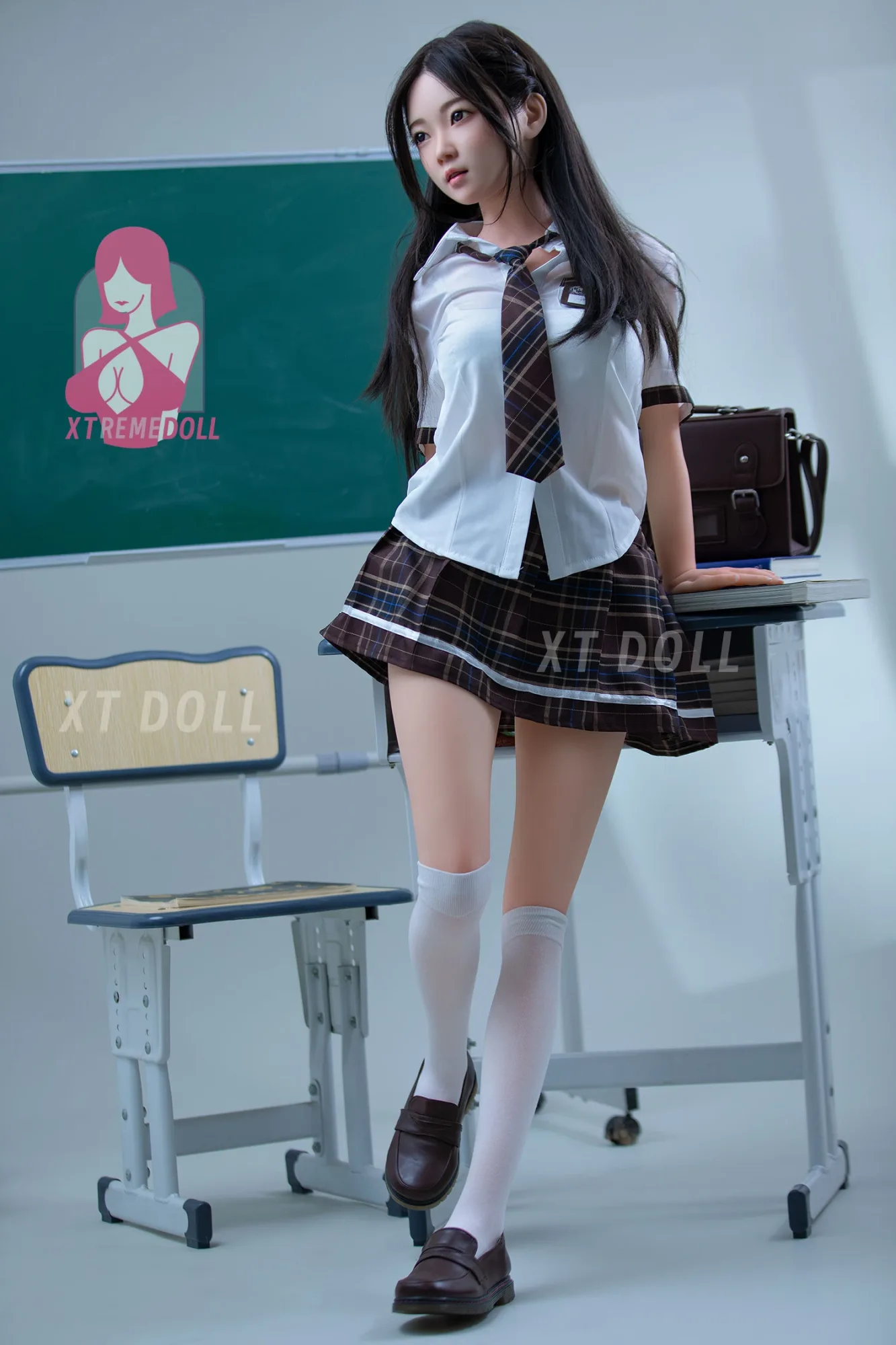 Realistic Sex Doll Black-haired Lace 4ft 11' (150 cm)/ D-Cup - XTDoll view 3