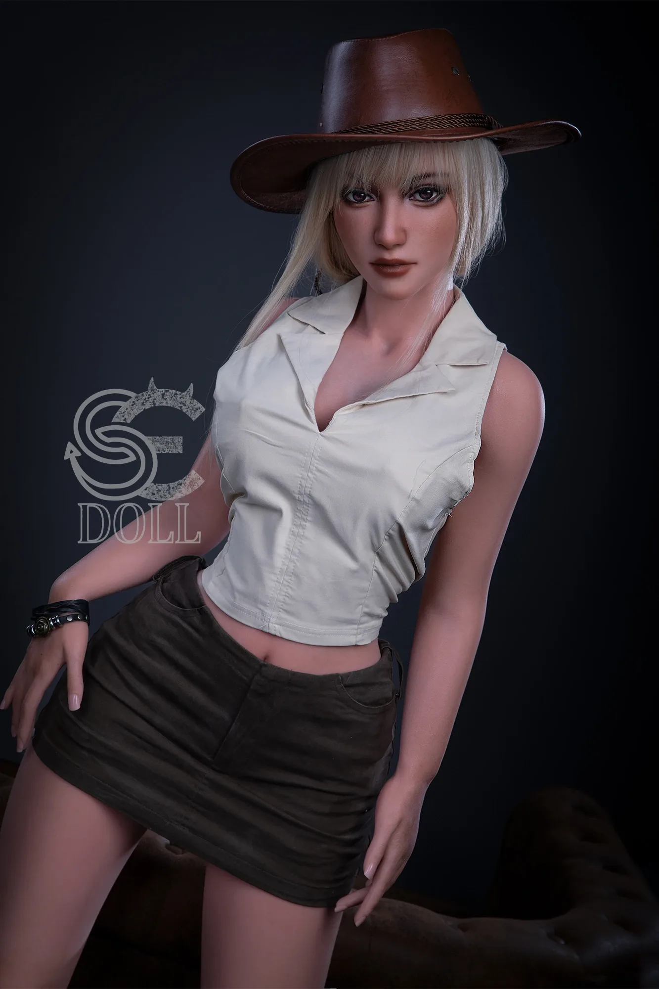 Silicone Sex Doll Blonde Willow 5ft 3' (161 cm)/ E-Cup - SEDOLL view 5