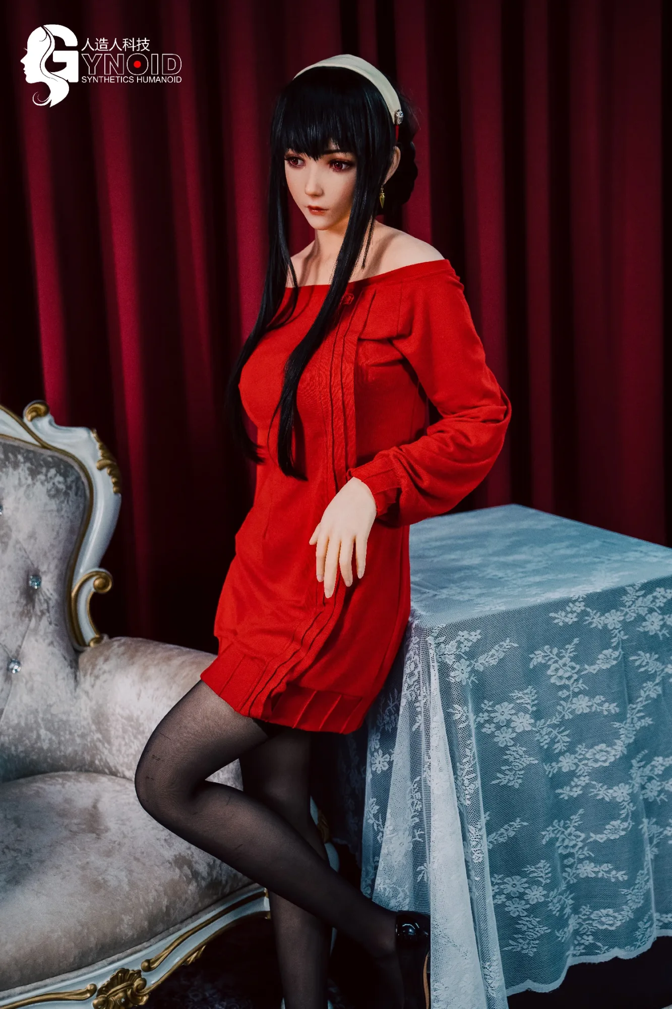 Silicone Doll Black-haired Truvy 5ft 5' (165 cm)/ D-Cup - Gynoid view 3