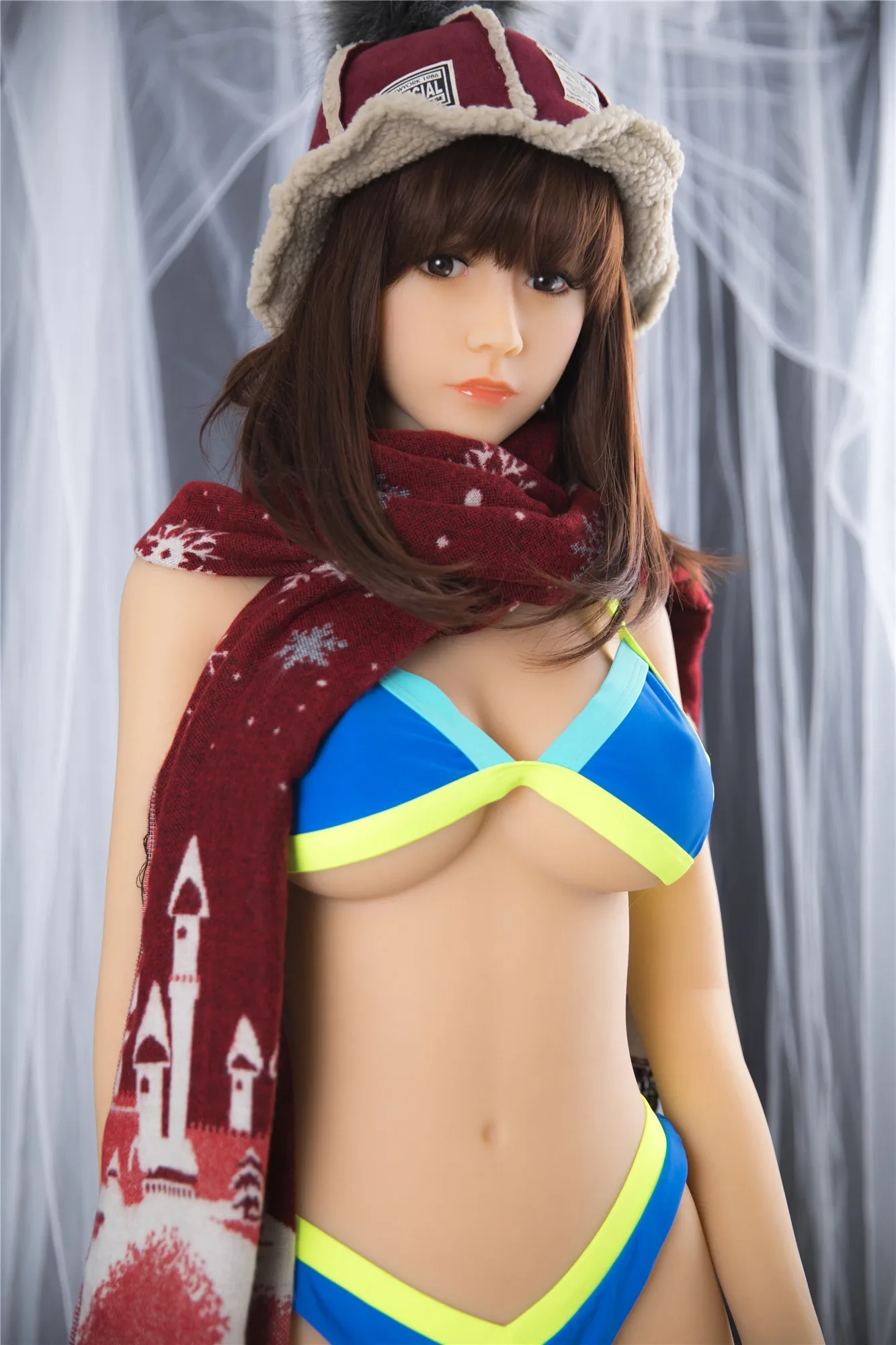 Sex Doll Brunette Amiko 5ft 4' (163 cm)/ D-Cup - SMdoll view 5