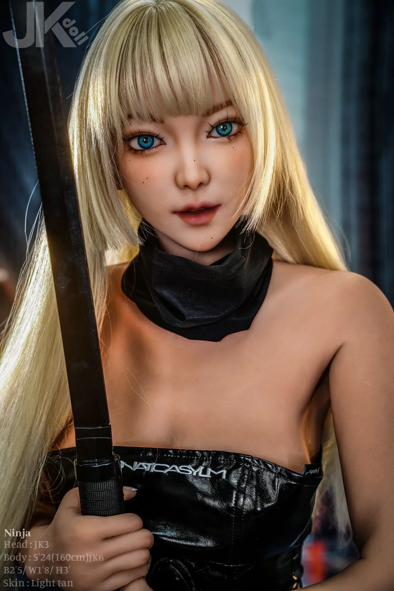 Real Sex Doll Blonde Silasy 5ft 2' (160 cm)/ D-Cup - JK Doll view 2