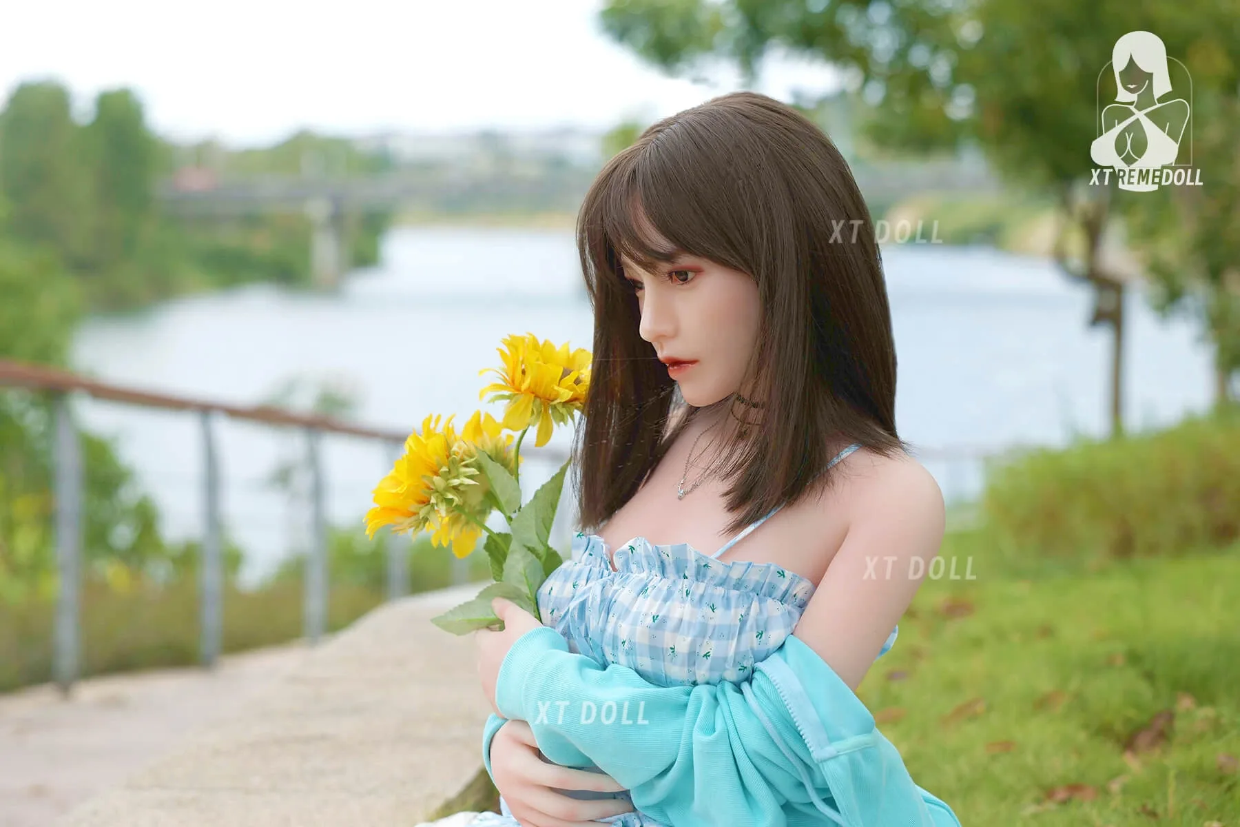 Silicone Sex Doll Brunette Nova 4ft 11' (150 cm)/ D-Cup - XTDoll view 2