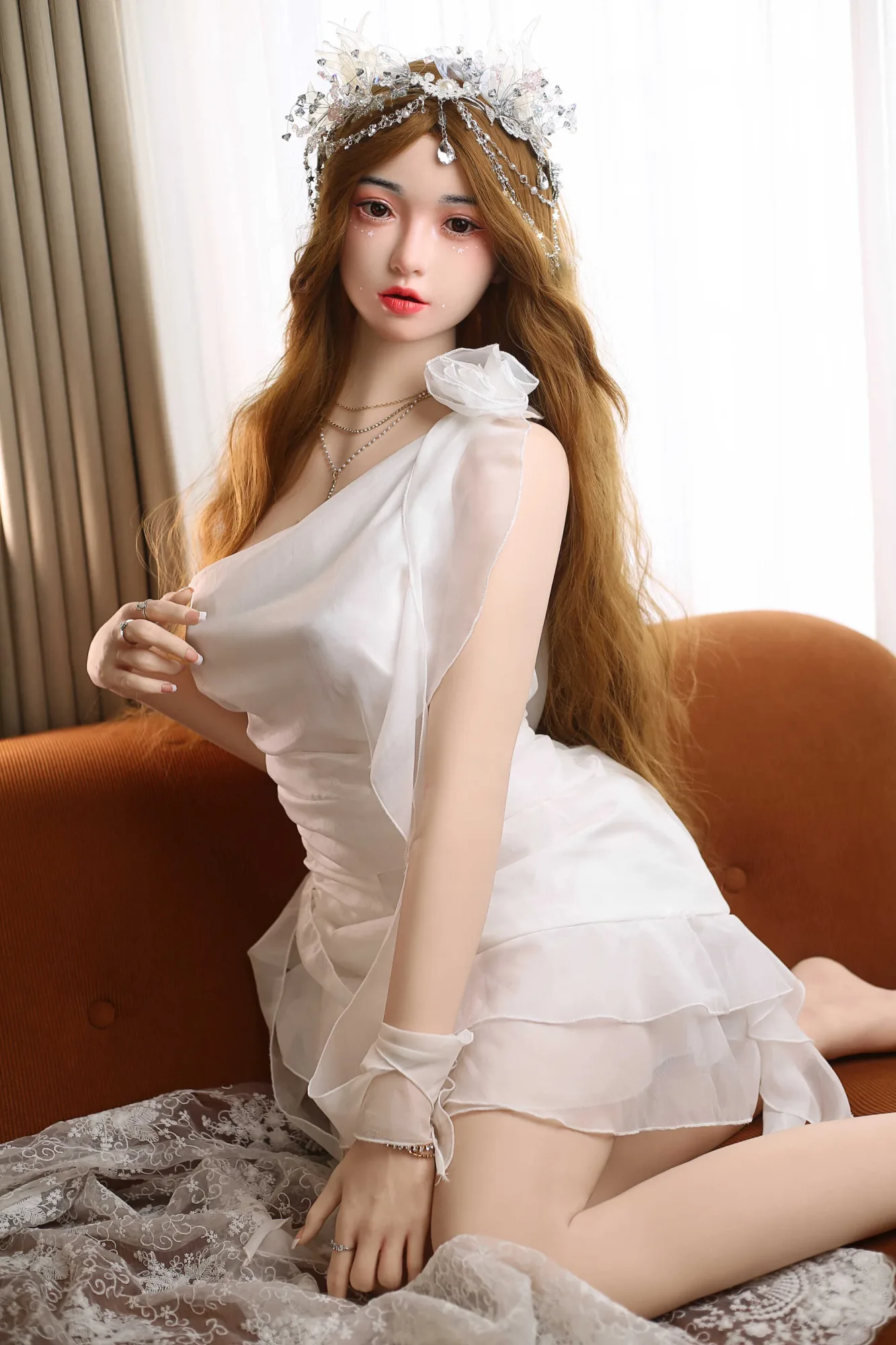 Realistic Sex Doll Redhead Mei 5ft 5' (166 cm)/ C-Cup - Sweets Doll view 7